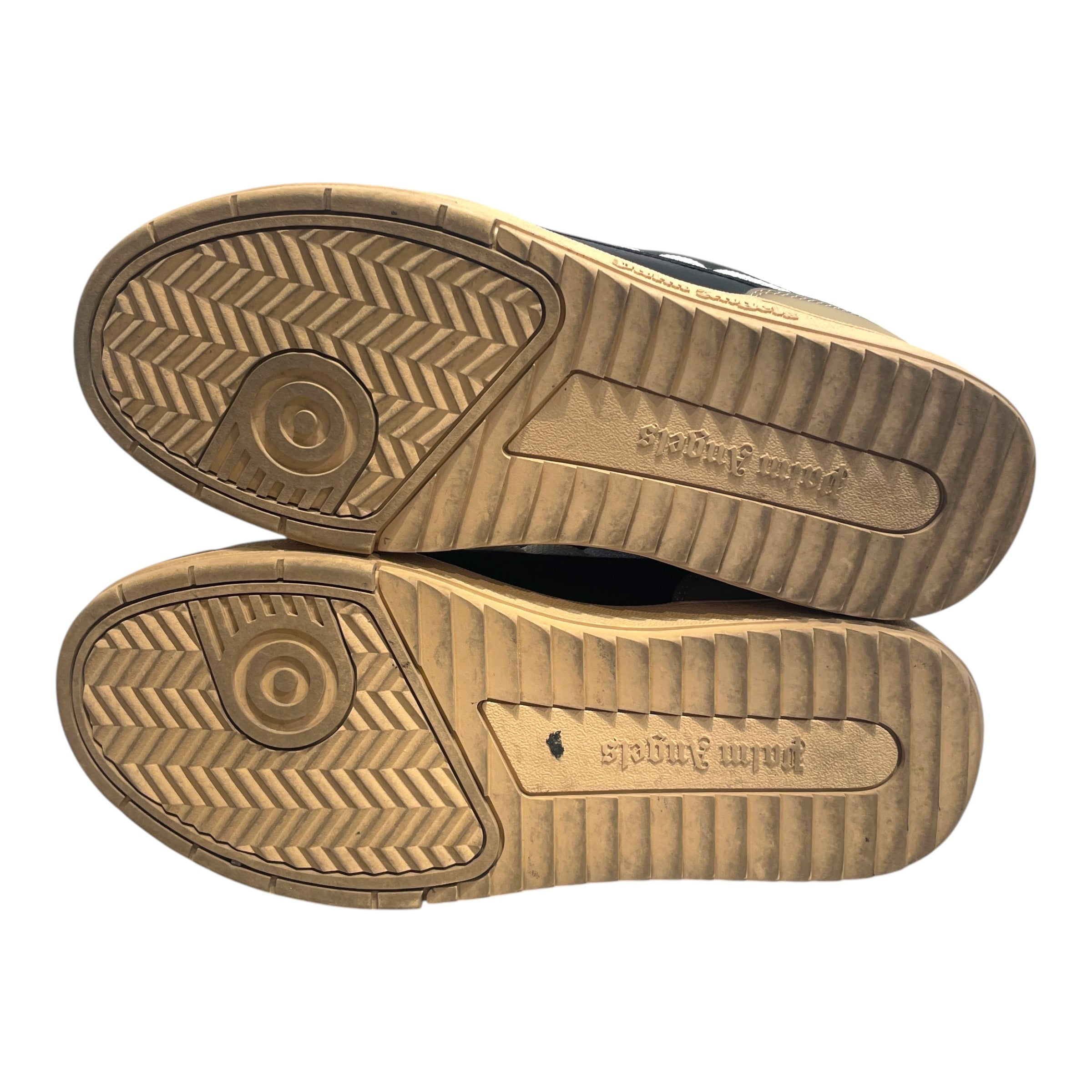 Palm Angels/Low-Sneakers/EU 41/Leather/BLK/University Tan Low-Top view 6