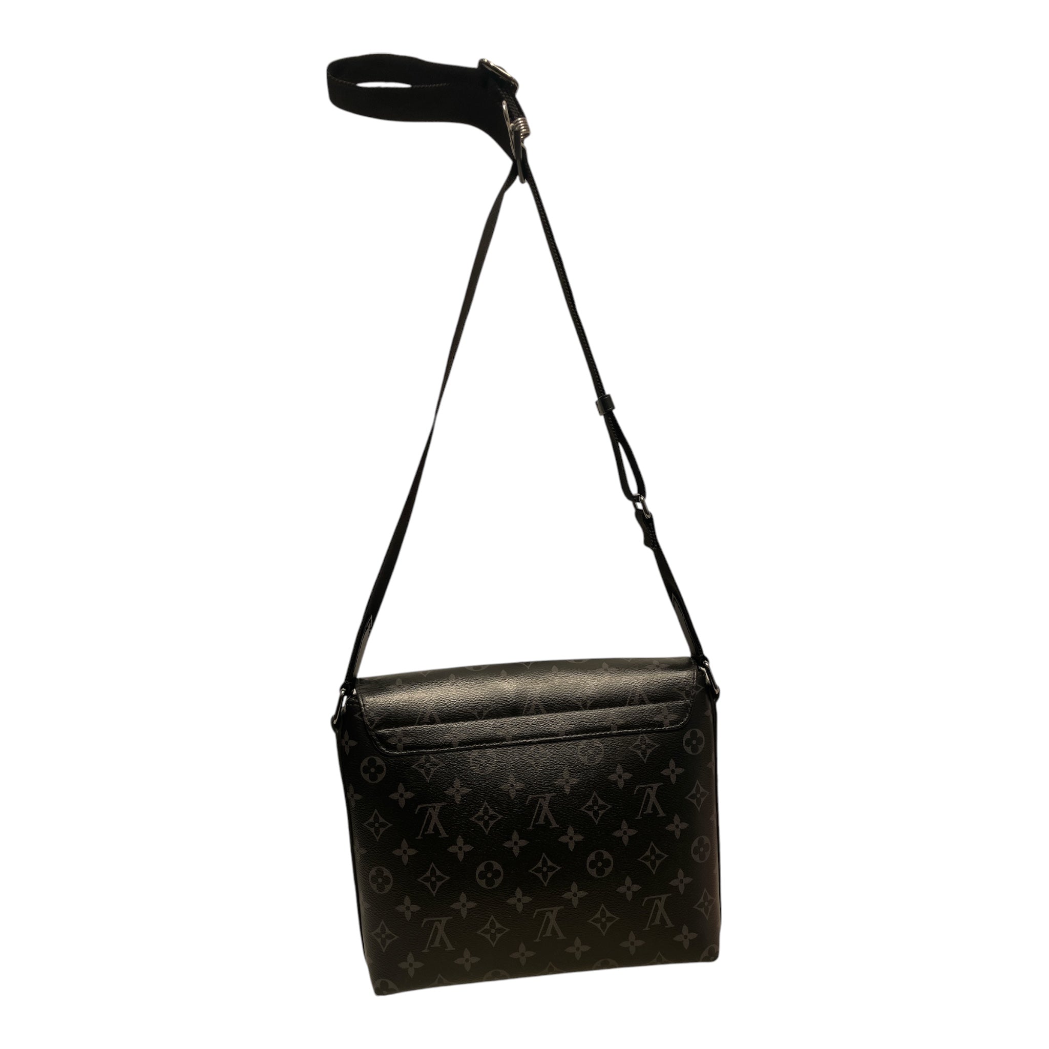 LOUIS VUITTON/Cross Body Bag/Monogram/Leather/BLK/District PM view 2