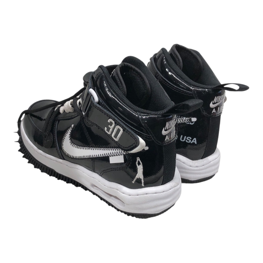 NIKE/Hi-Sneakers/US 7/Polyester/BLK/U-Tip/Off White X Nike AF1 Mid view 2