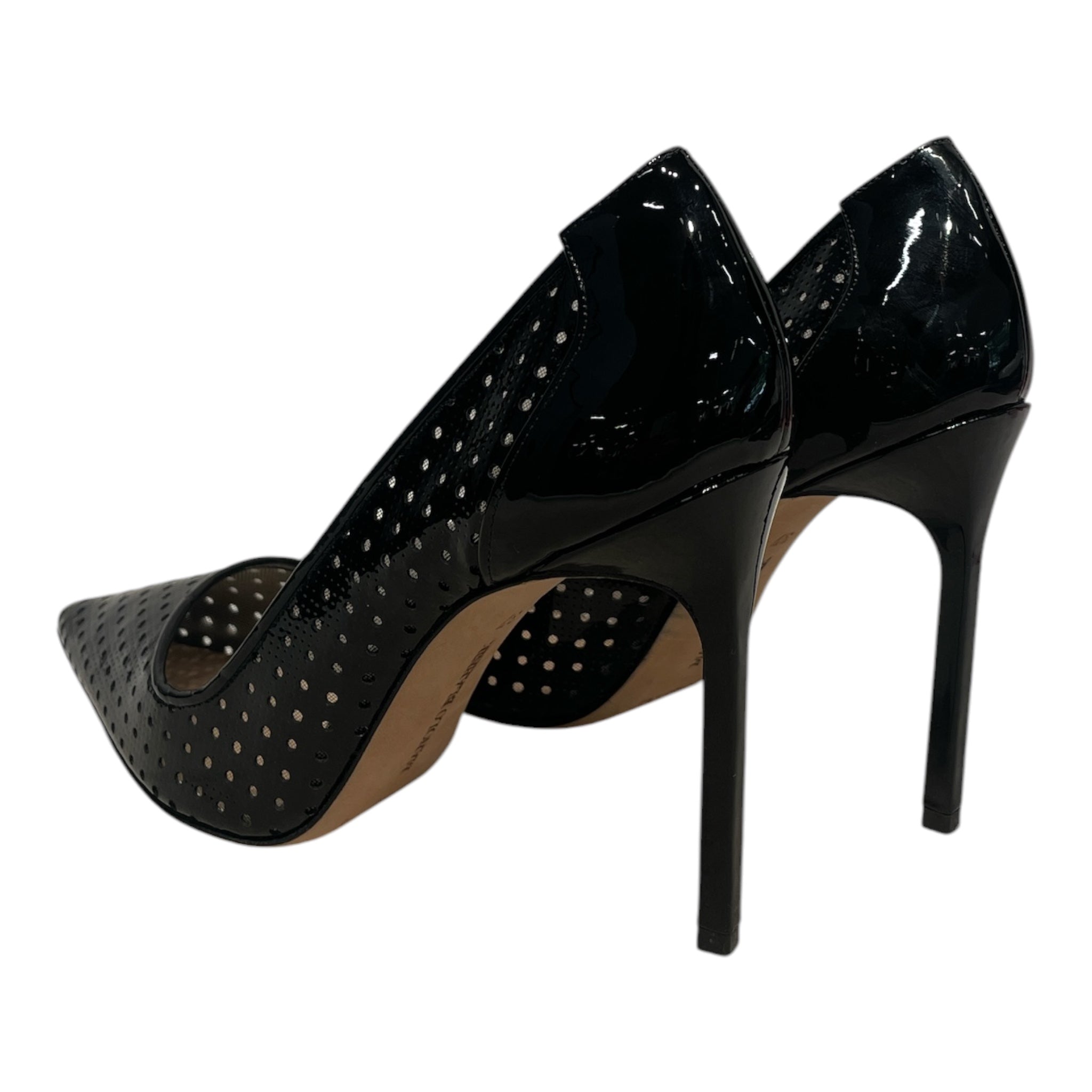 MANOLO BLAHNIK/Heels/EU 37/Polka dot/Leather/BLK/PATENT LEATHER BB CLASSIC PUMP view 2