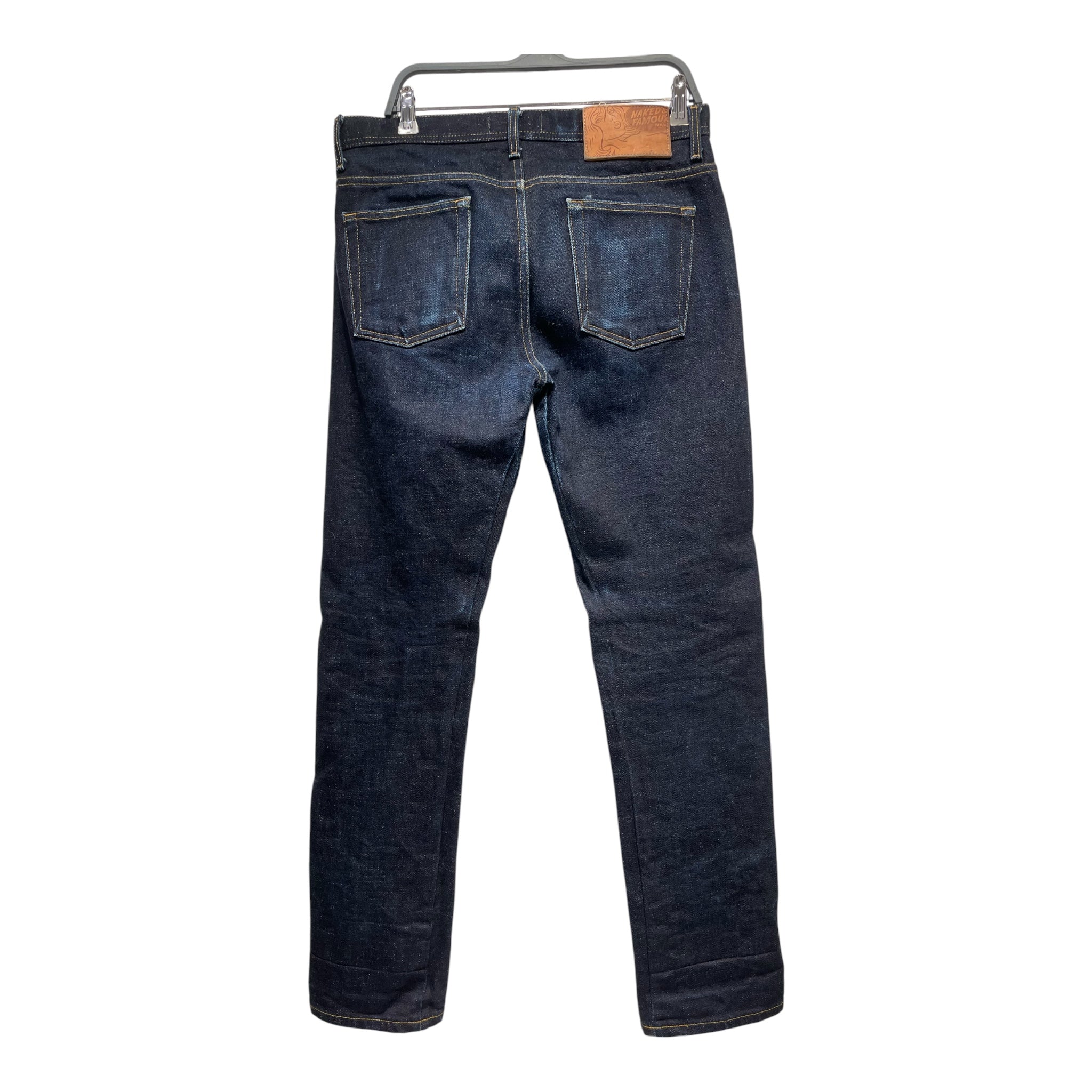 NAKED & FAMOUS DENIM/Pants/33/Denim/NVY/Button Fly/WEIRD GUY CUT/ HEAVY DENIM view 2
