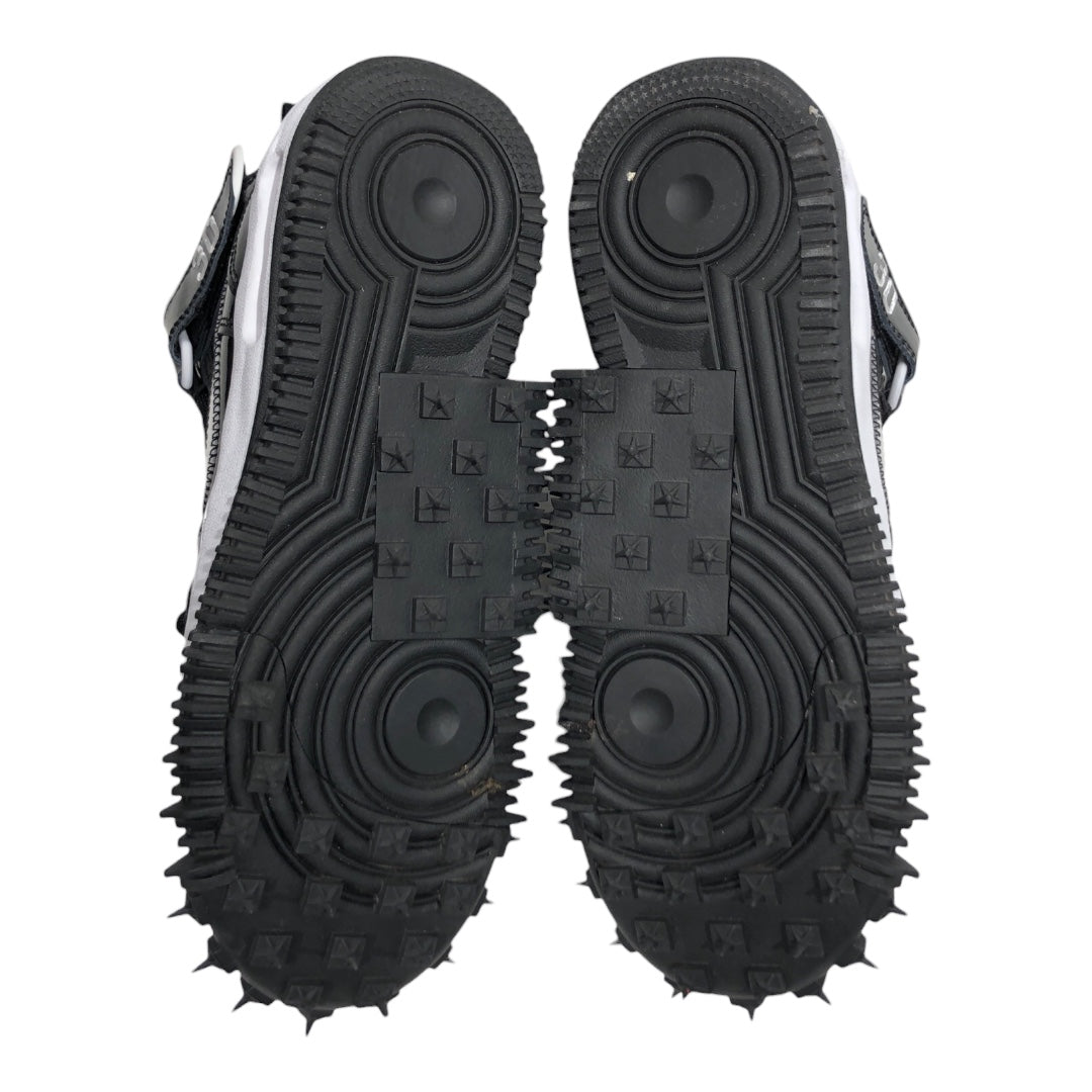 NIKE/Hi-Sneakers/US 7/Polyester/BLK/U-Tip/Off White X Nike AF1 Mid view 3
