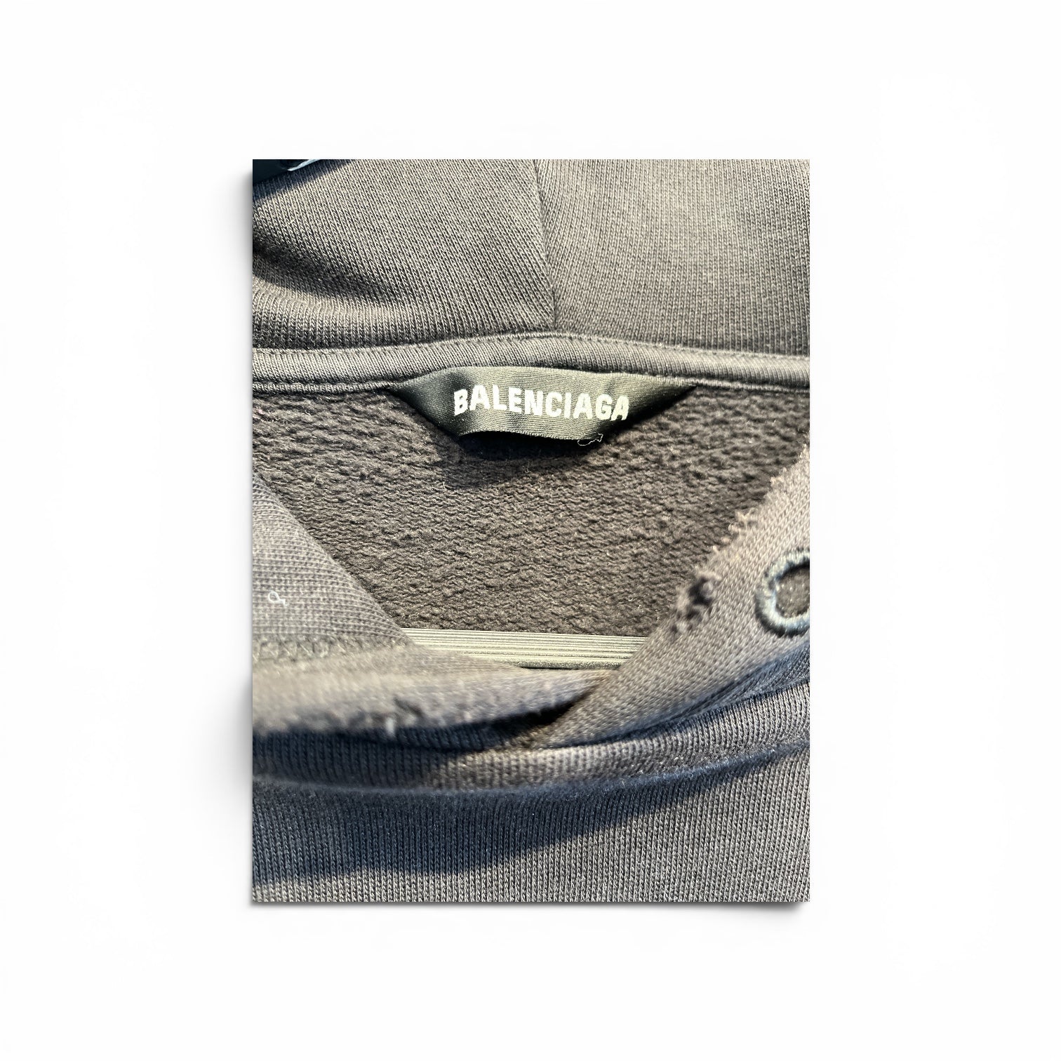 BALENCIAGA/Hoodie/XS/Cotton/BLK/I LOVE CATS view 3