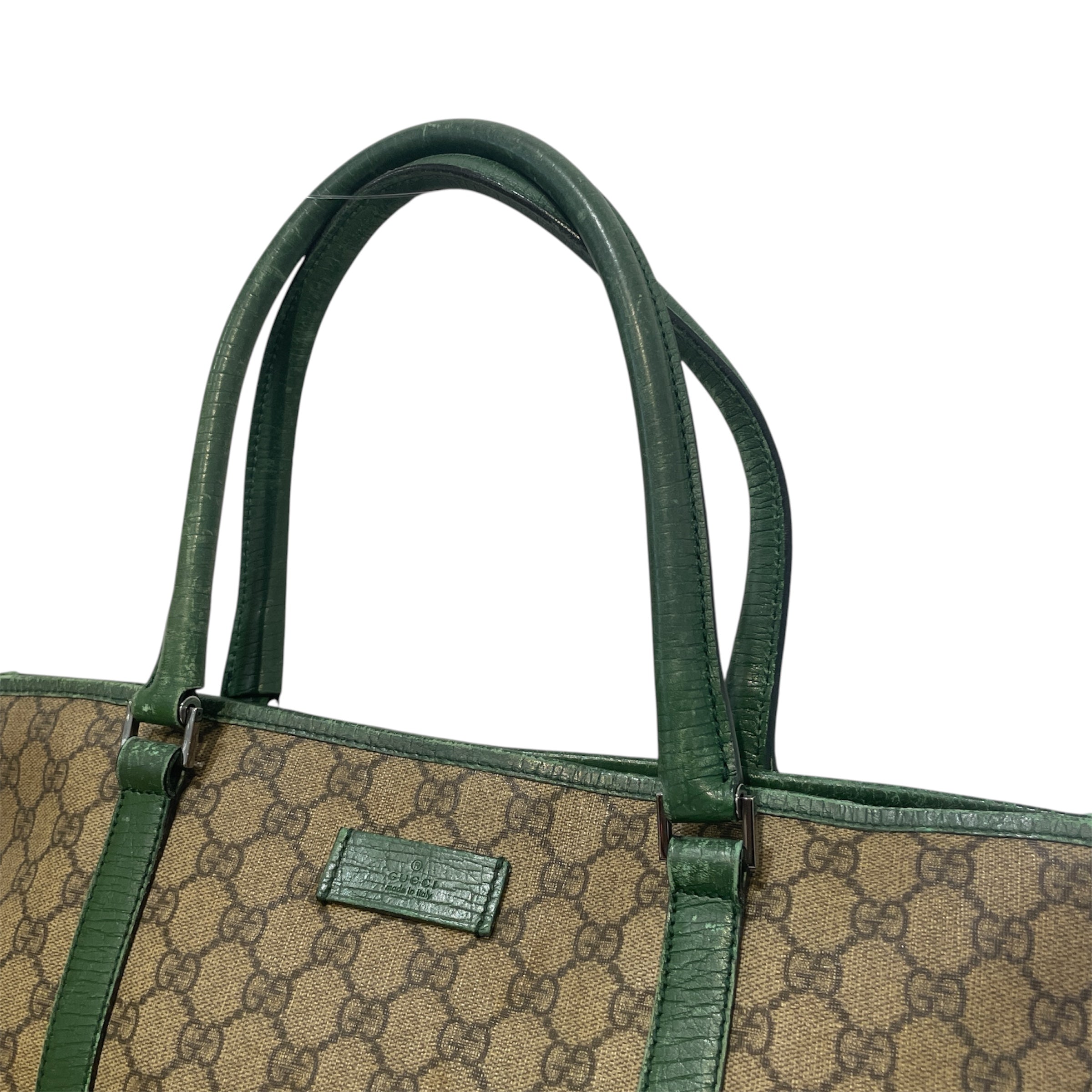 GUCCI/Bag/Monogram/Leather/BLK/Gucissima view 3