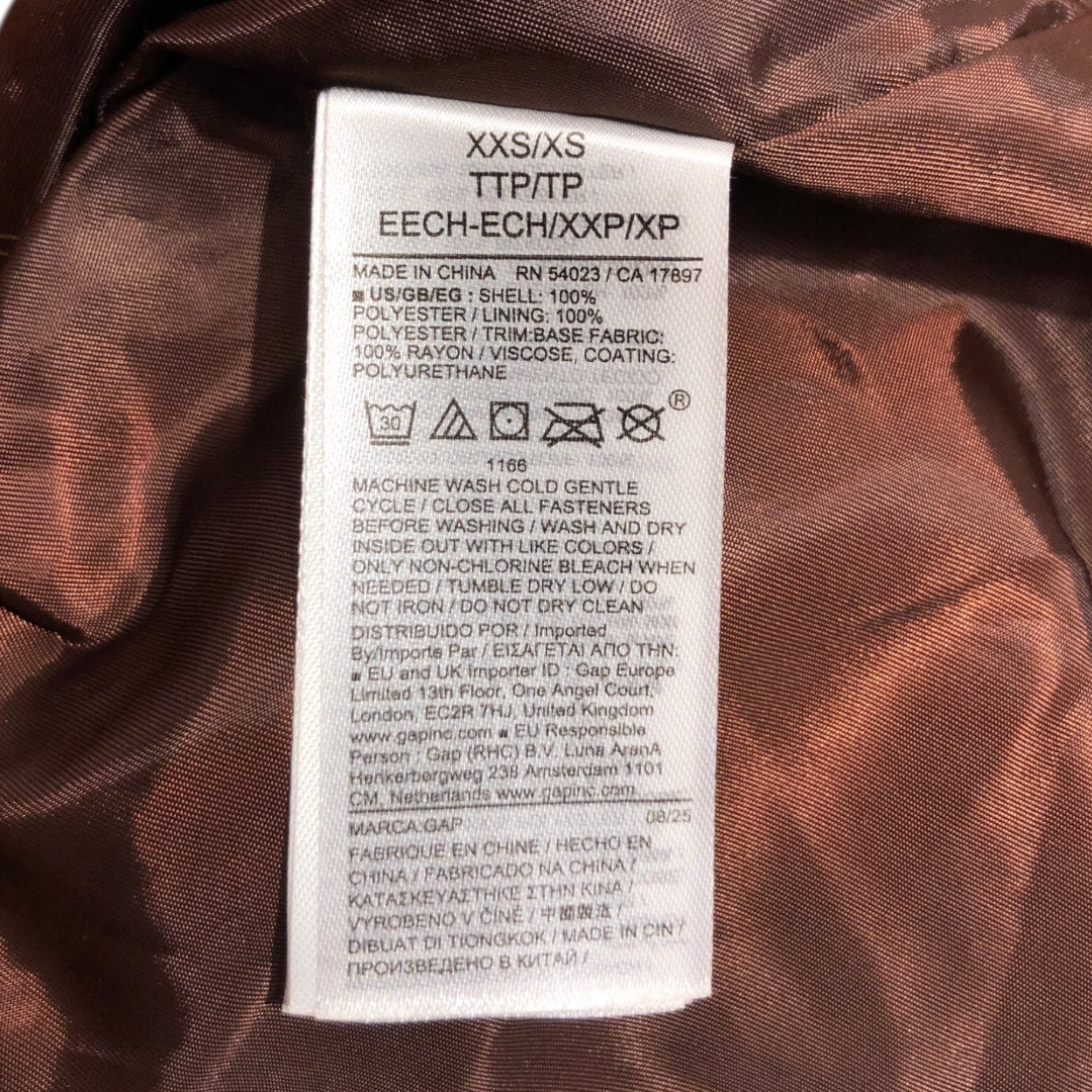 GAP/Sandy Liang/Coat/XS/Animal Pattern/Polyester/ORN/Anorak view 4