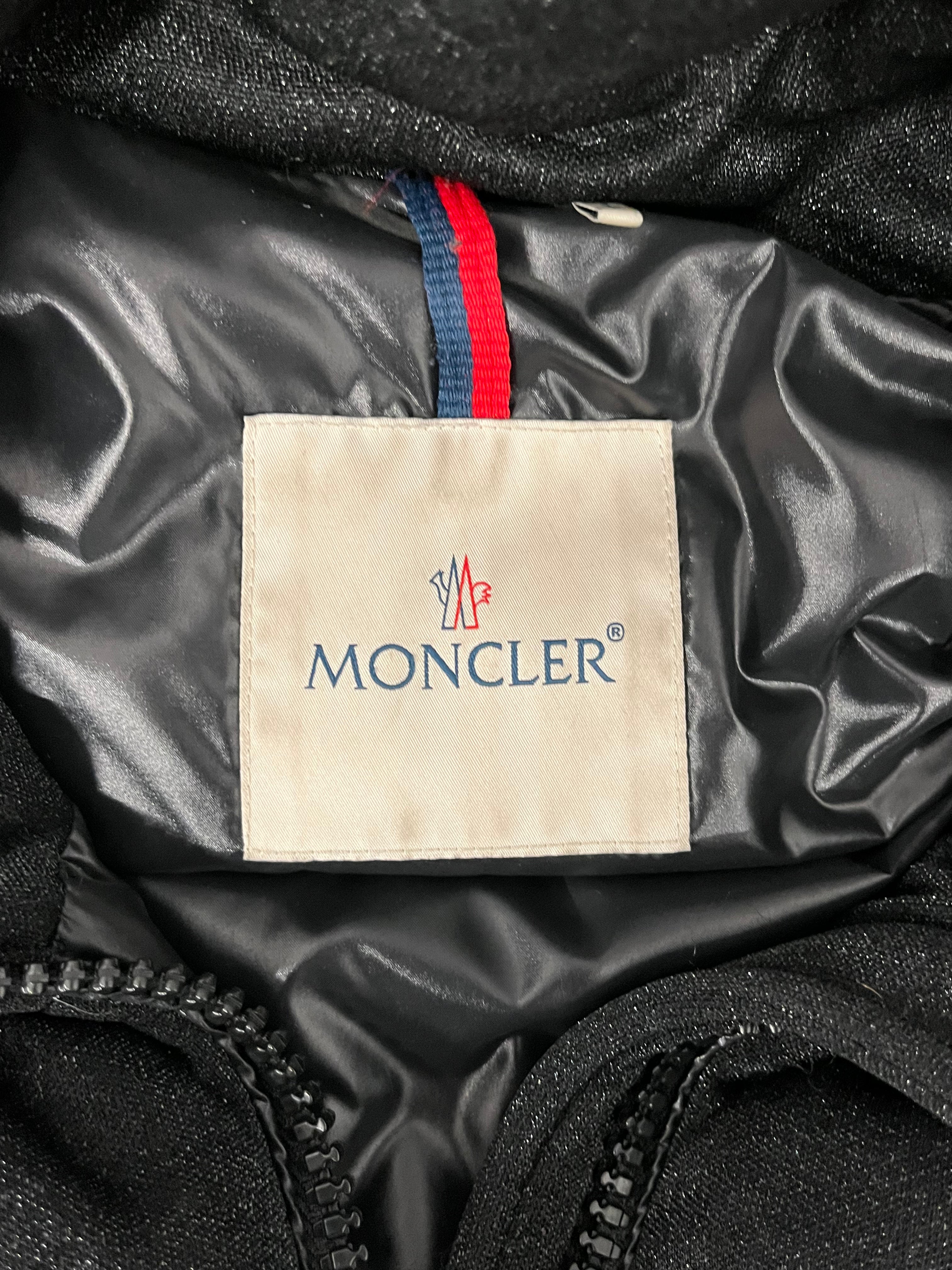 MONCLER/Puffer Jkt/Polyester/BLK/GLITTER POLYESTER view 3