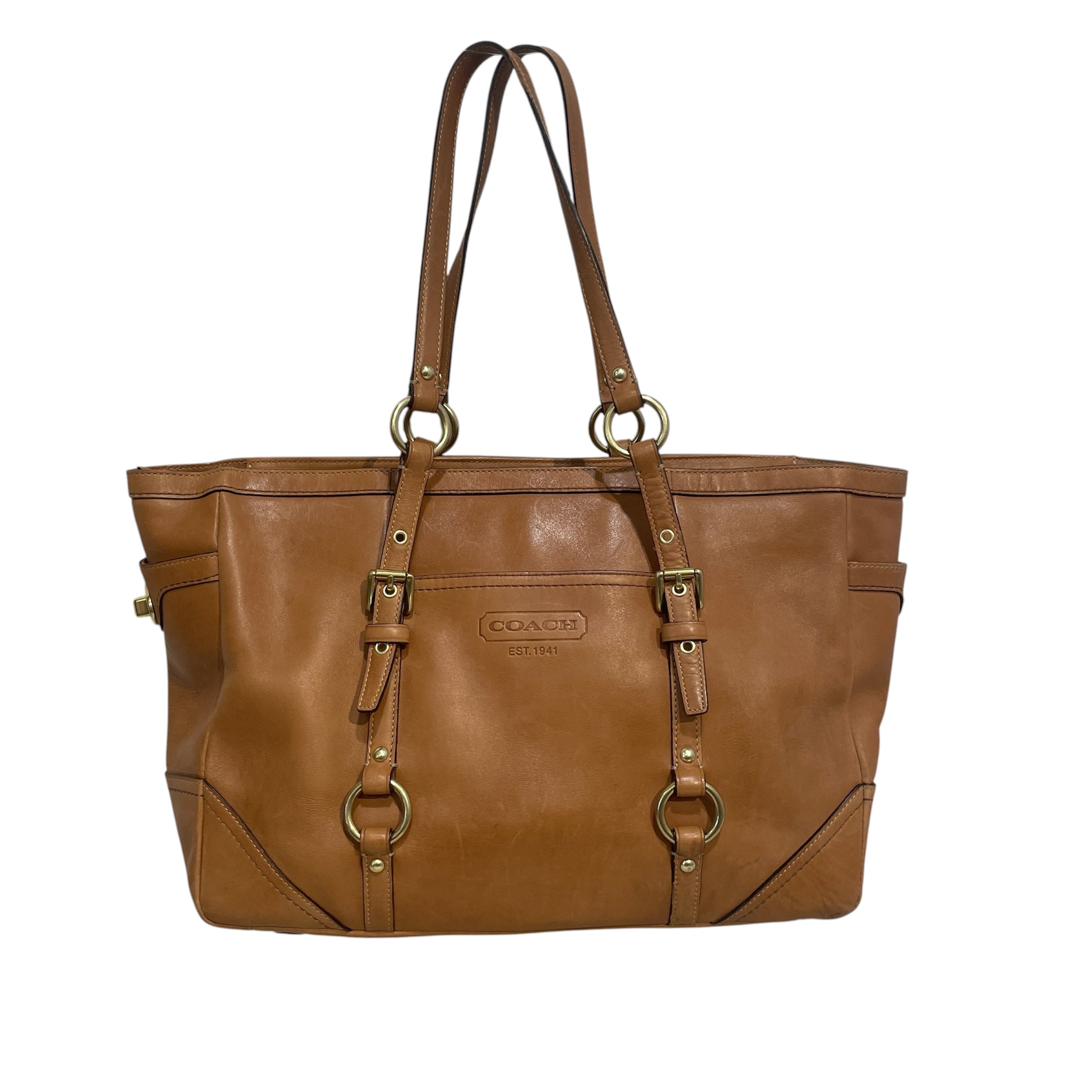 COACH/Bag/Leather/BRW/Madison Leather Tote view 1