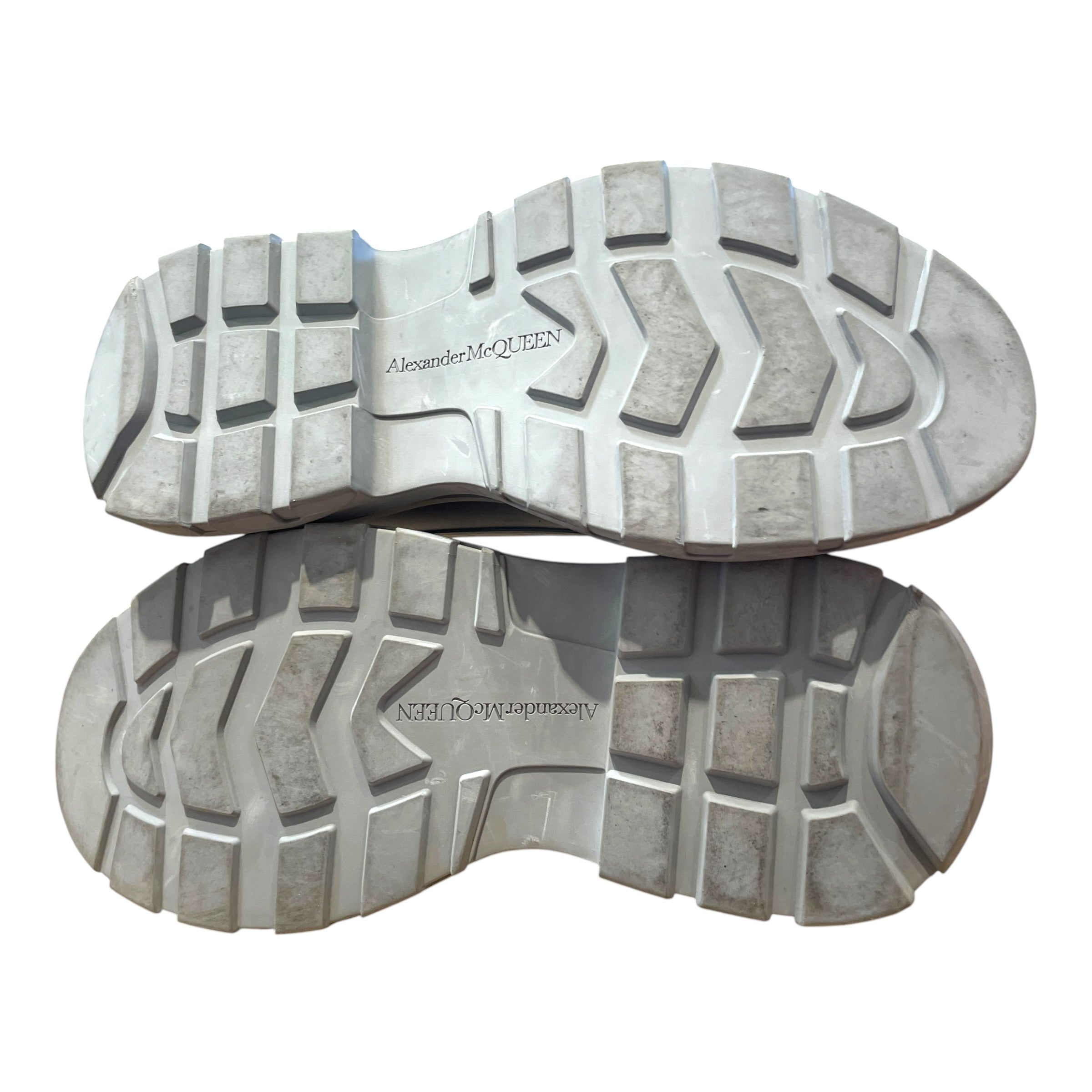 Alexander McQueen/Low-Sneakers/EU 41/Leather/GRY/Tread Slick Tonal Leather Low view 6