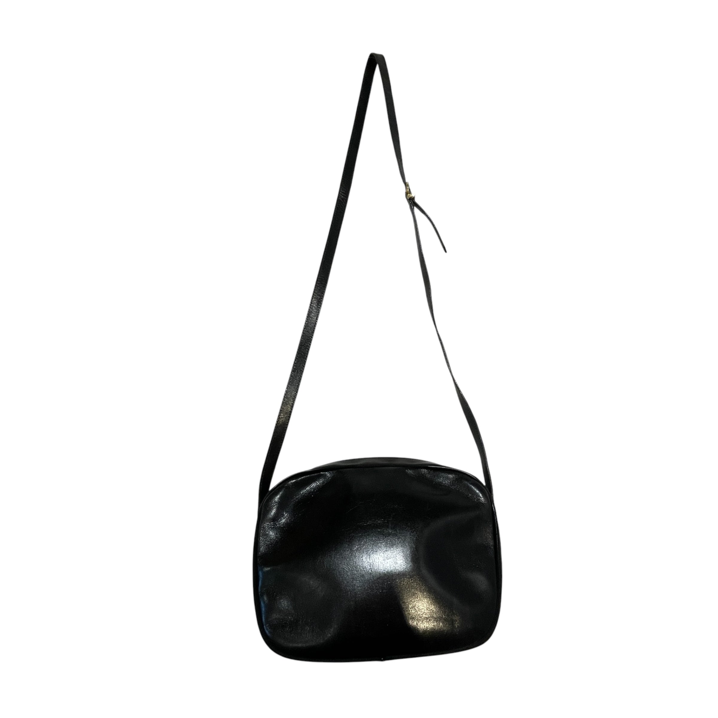 Salvatore Ferragamo/Cross Body Bag/Leather/BLK/Cross Body BAg view 2