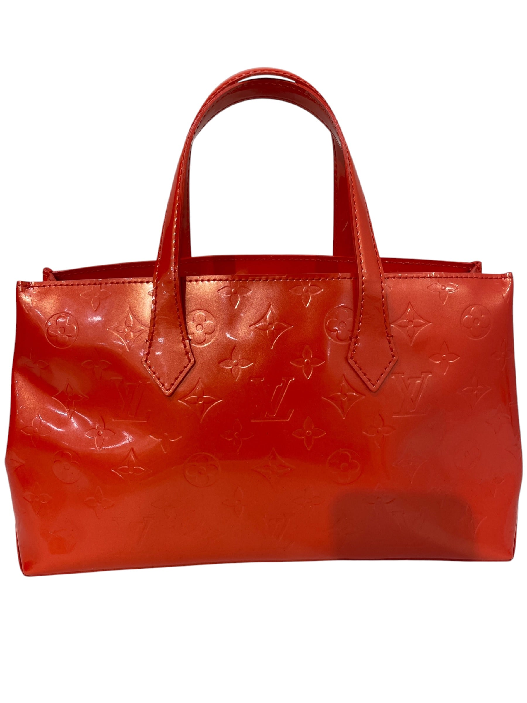 LOUIS VUITTON/Tote Bag/Monogram/Leather/Orange/M93644 patent view 2