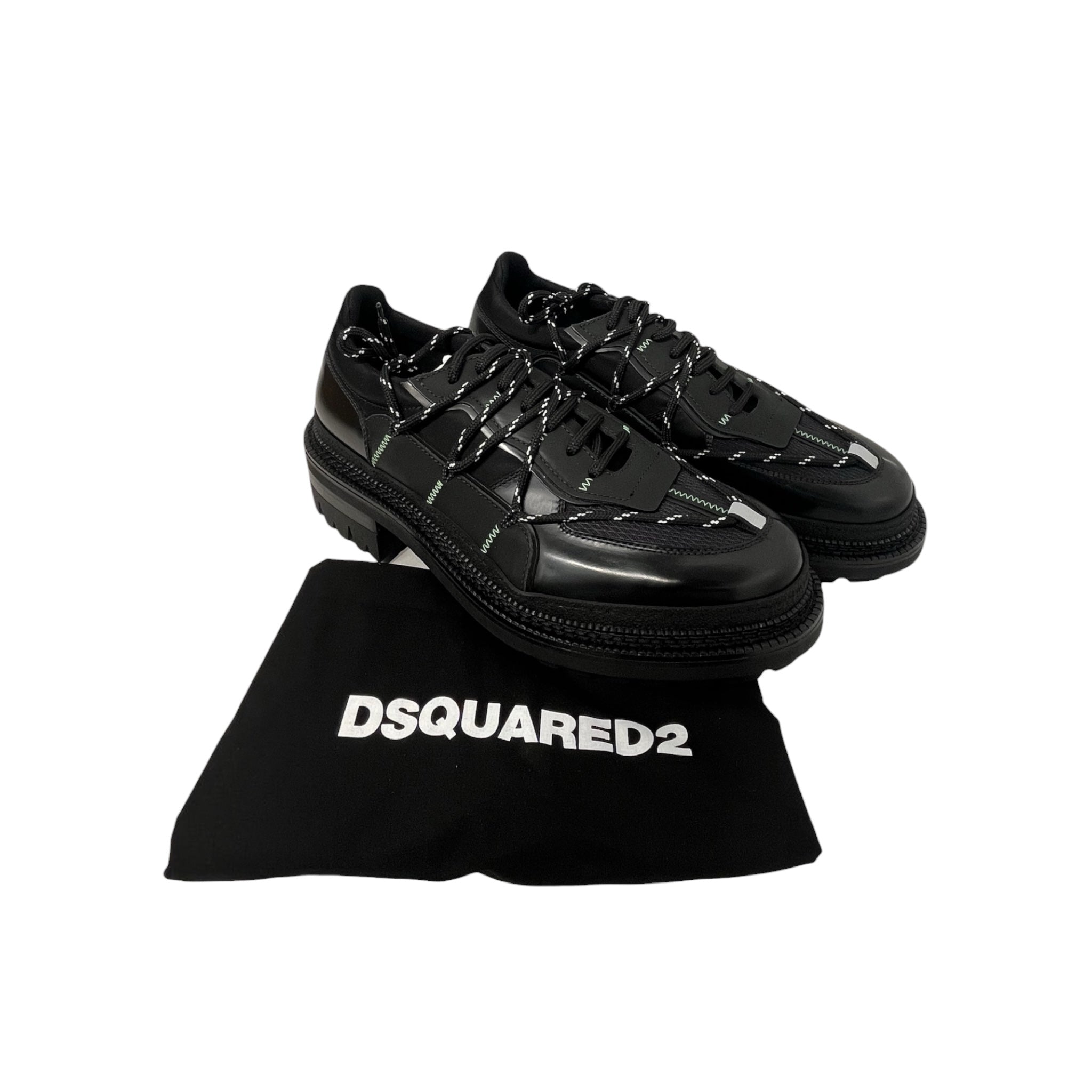 DSQUARED2/Trekking Boots/EU 44/Leather/BLK/LOWTOP HIKING BOOT view 8