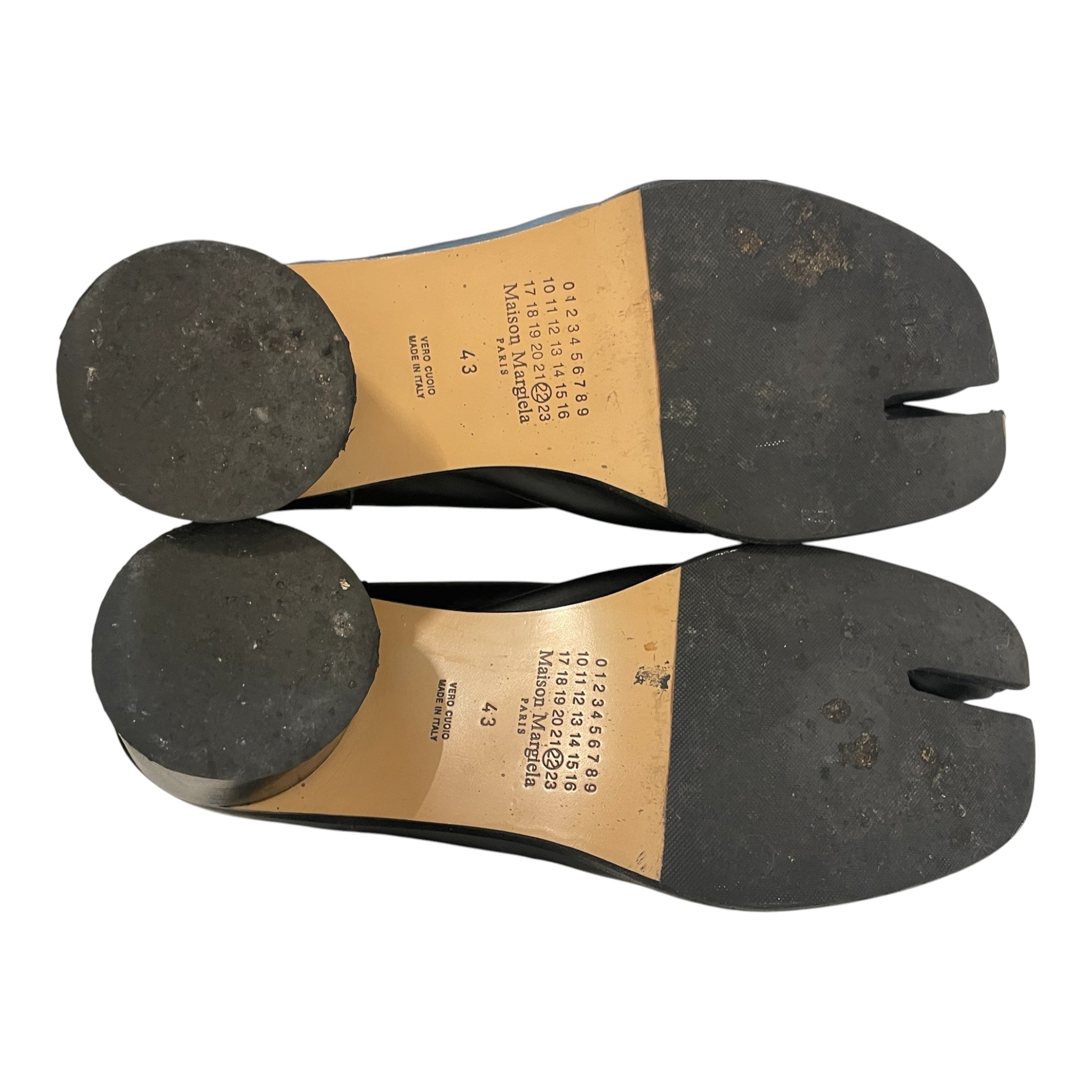 Maison Margiela/Heels/EU 43/Leather/BLK/TABI MEDIUM HEEL view 5
