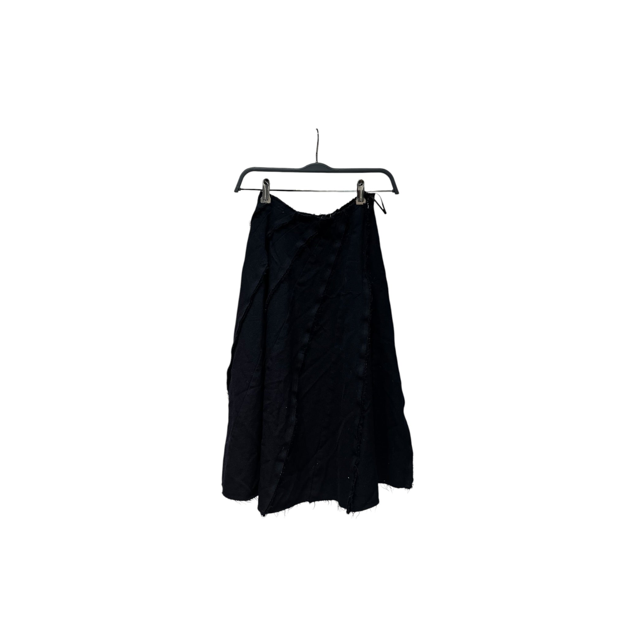 COMME des GARCONS/Long Skirt/S/Wool/NVY/Midi Length/EG-S007 view 2