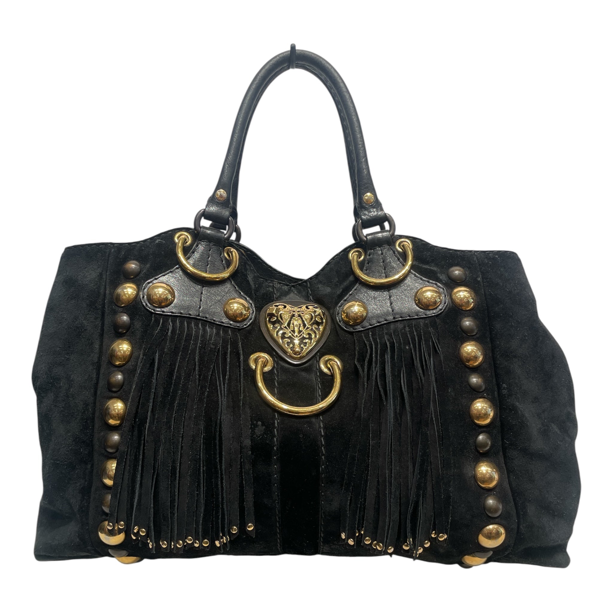 GUCCI/Bag/Suede/BLK/Babouska Hyateria 207301 00199 view 1