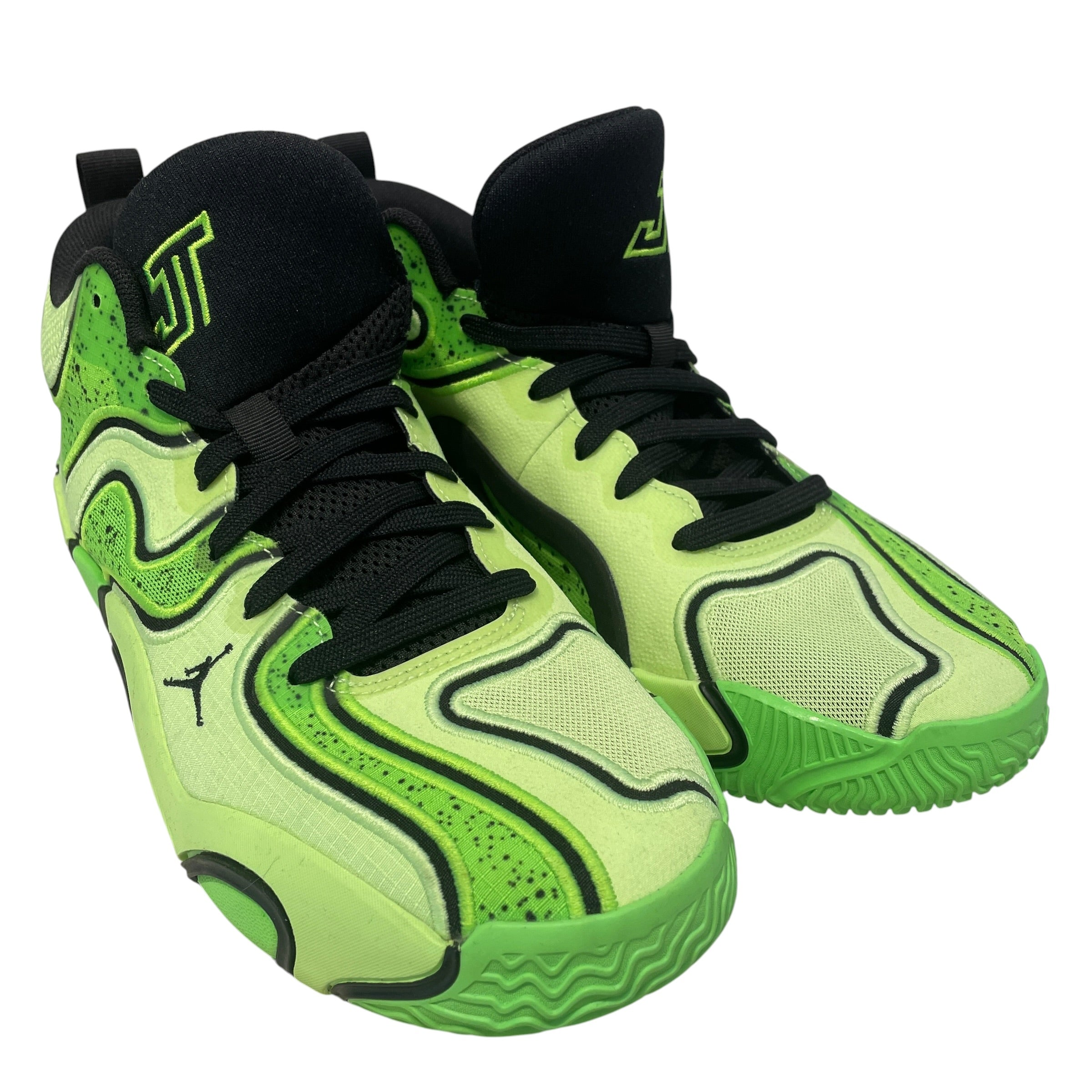 NIKE/Low-Sneakers/US 10.5/All Over Print/GRN/jordan tatum 3 ghost green view 1