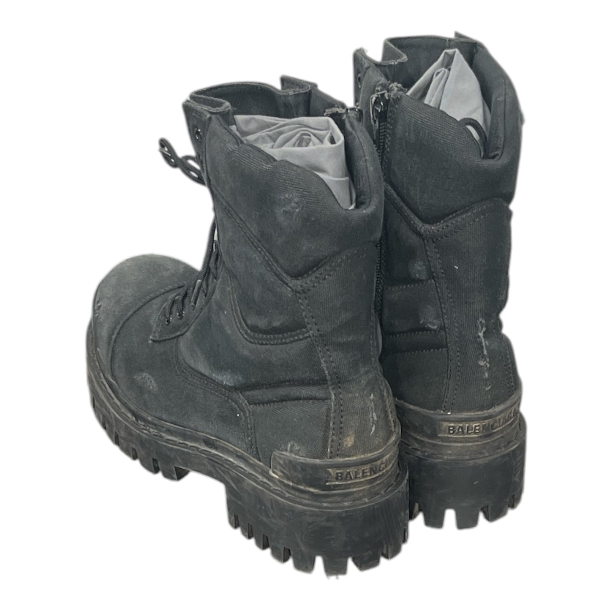 BALENCIAGA/Boots/EU 40/Cotton/BLK/694042-40 view 2