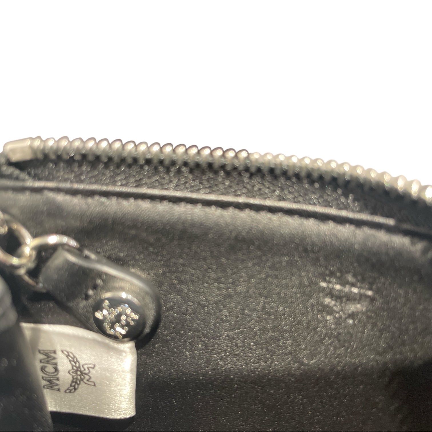 MCM/Coin Wallet/S/Leather/BLK/ view 4