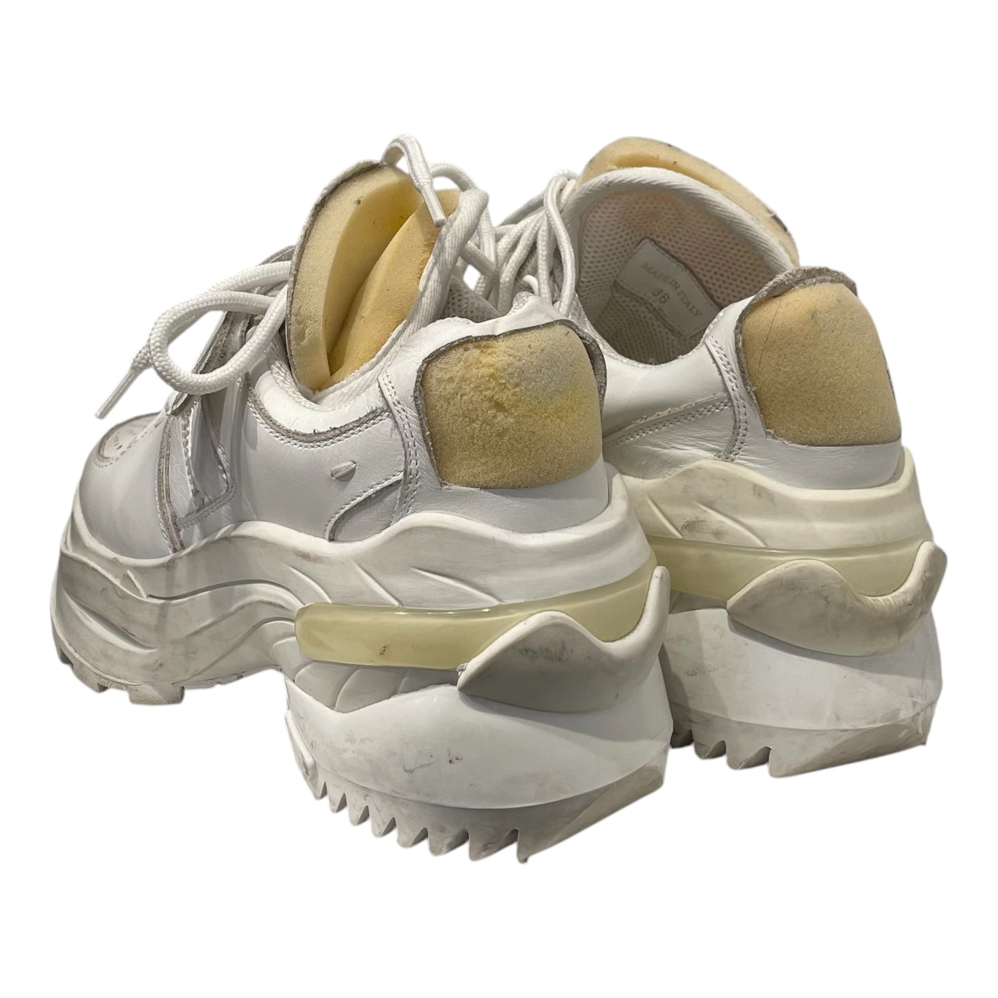 Maison Margiela/Hi-Sneakers/EU 36/WHT/retro fit sneakers view 2