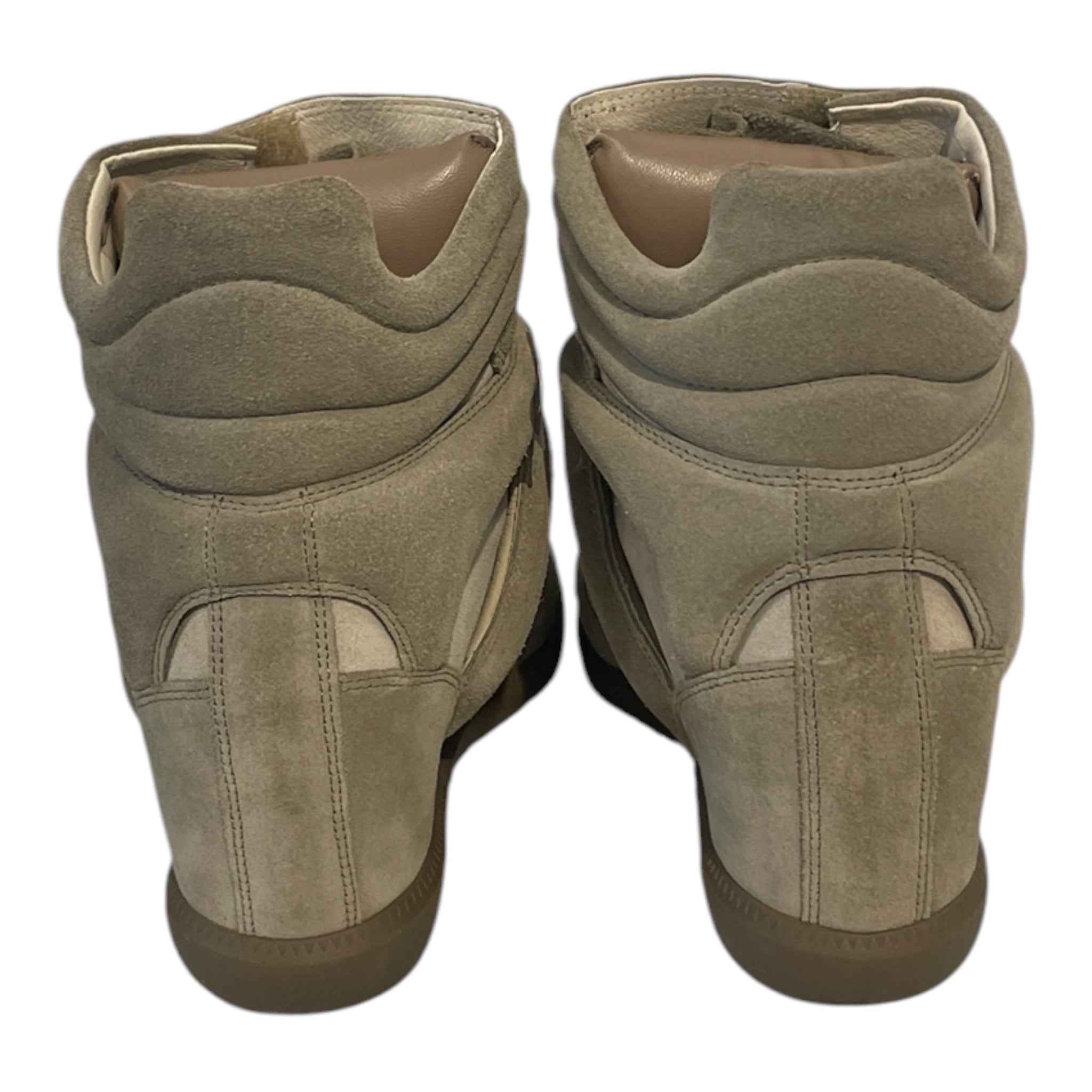 ISABEL MARANT/Hi-Sneakers/EU 41/Suede/KHK/KHAKI SUEDE view 3