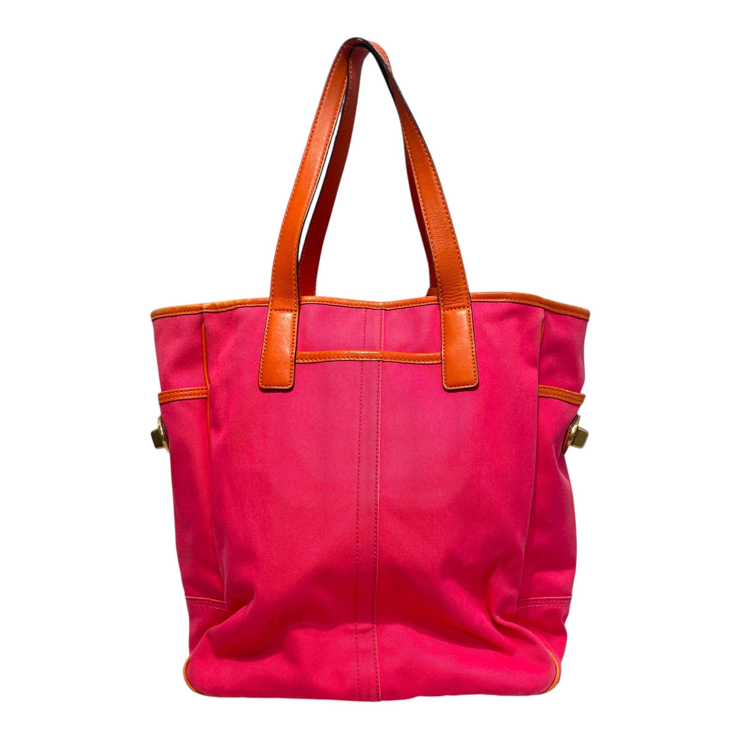 COACH/Tote Bag/Graphic/Cotton/PNK/Bonnie Cashin Tote view 3