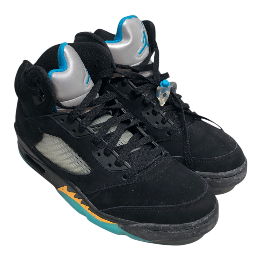 NIKE/Hi-Sneakers/US 10/Suede/BLK/Jordan 5 'Aqua' view 1