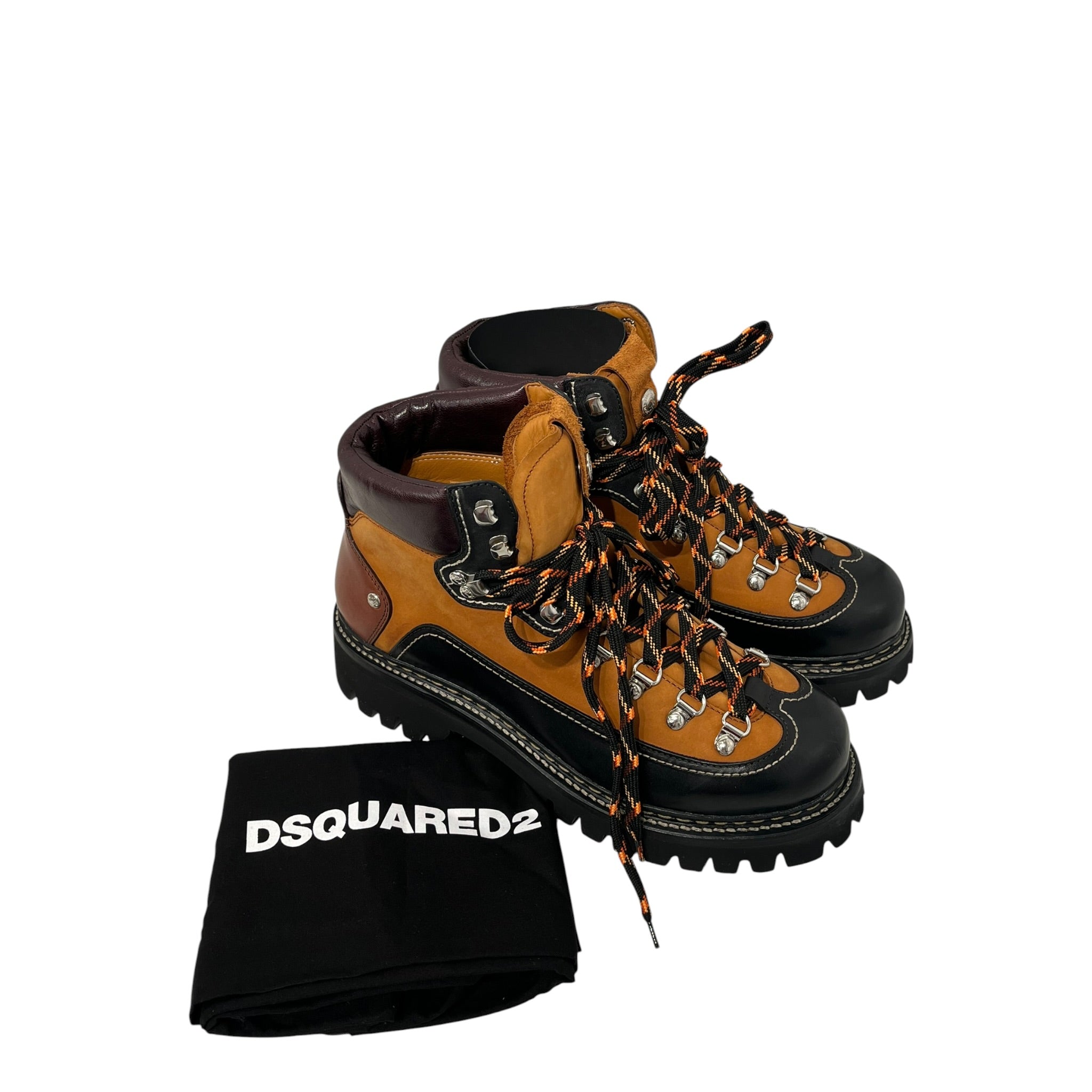 DSQUARED2/Trekking Boots/EU 44/Leather/BRW/MULITCOLOR HIKING BOOT view 8