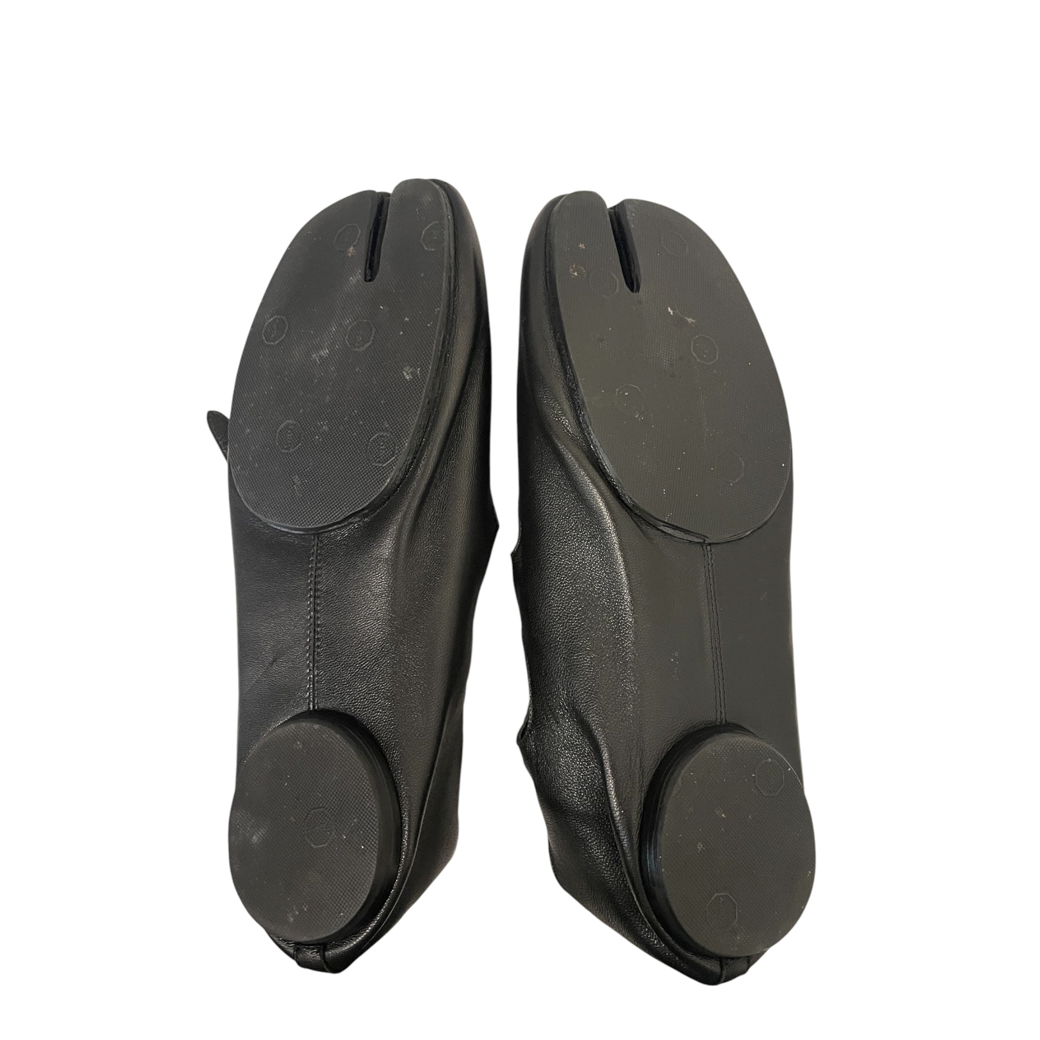 Maison Margiela/Flat Shoes/EU 42/Leather/BLK/TABI BALLET FLATS view 4