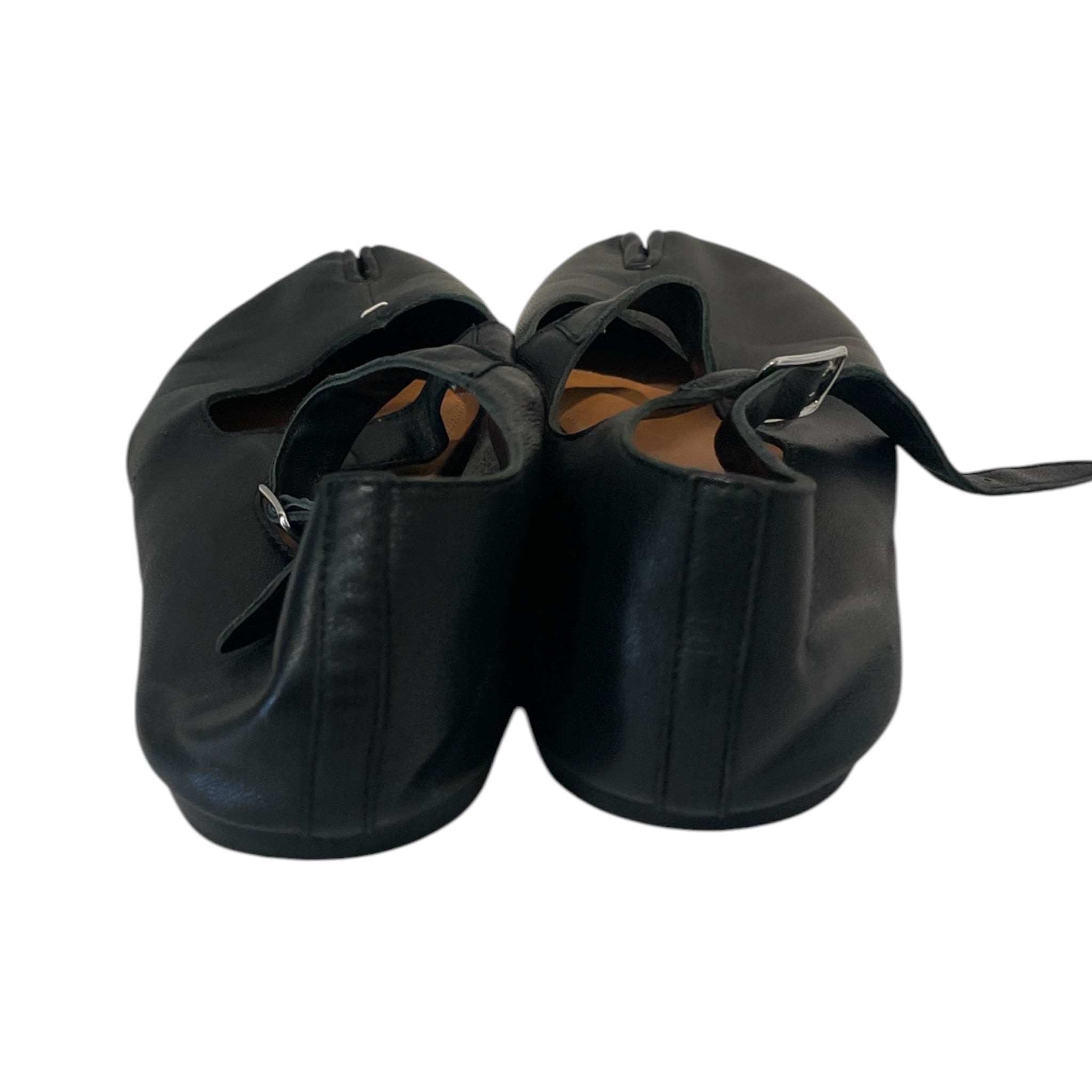 Maison Margiela/Flat Shoes/EU 42/Leather/BLK/TABI BALLET FLATS view 3