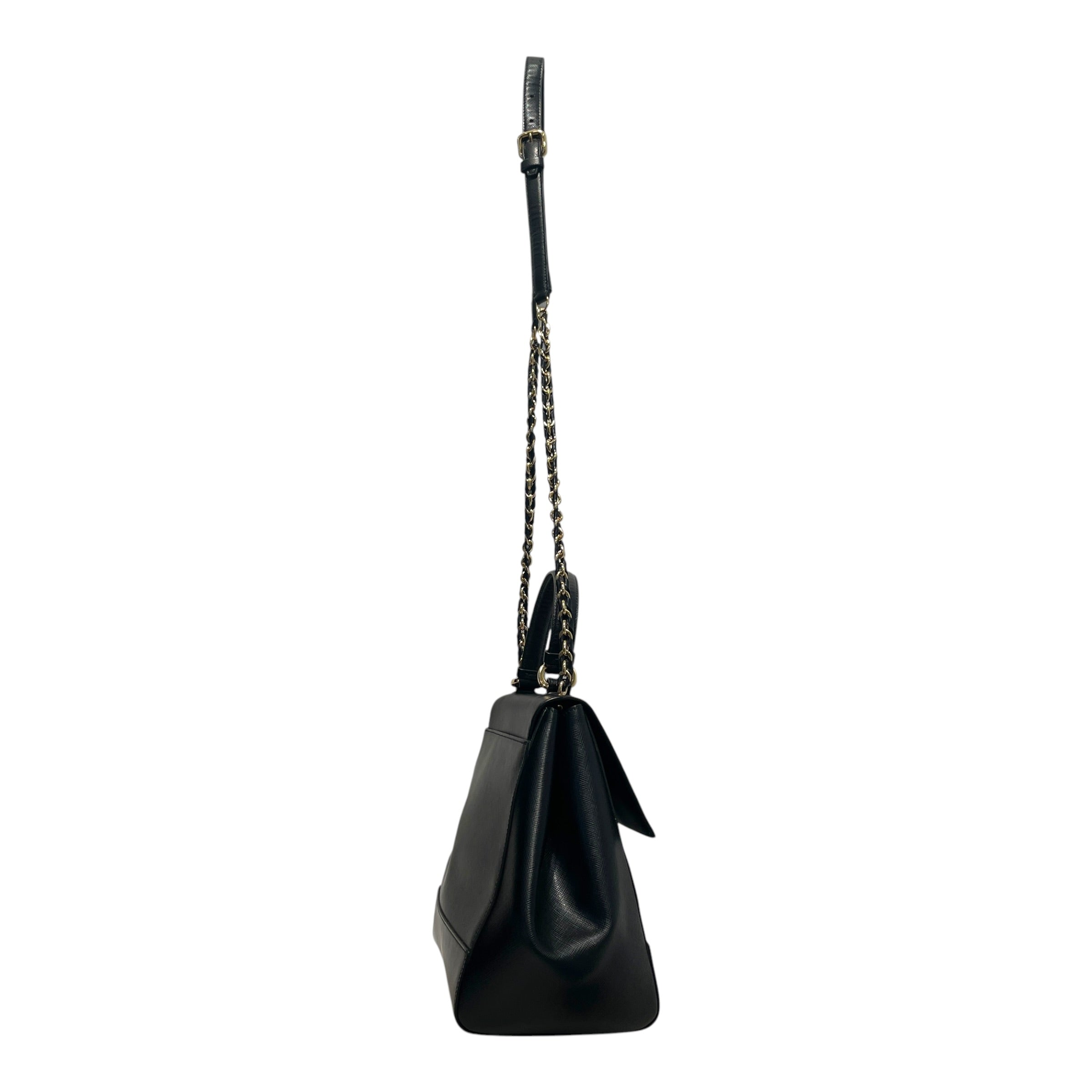 Salvatore Ferragamo/Hand Bag/Leather/BLK/Carrie O Shoulder Bag view 2