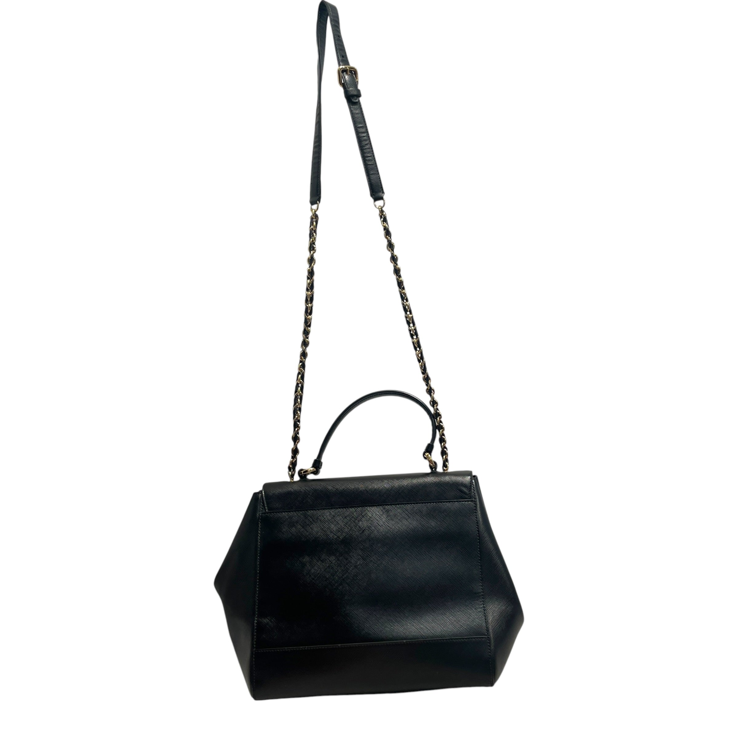Salvatore Ferragamo/Hand Bag/Leather/BLK/Carrie O Shoulder Bag view 3