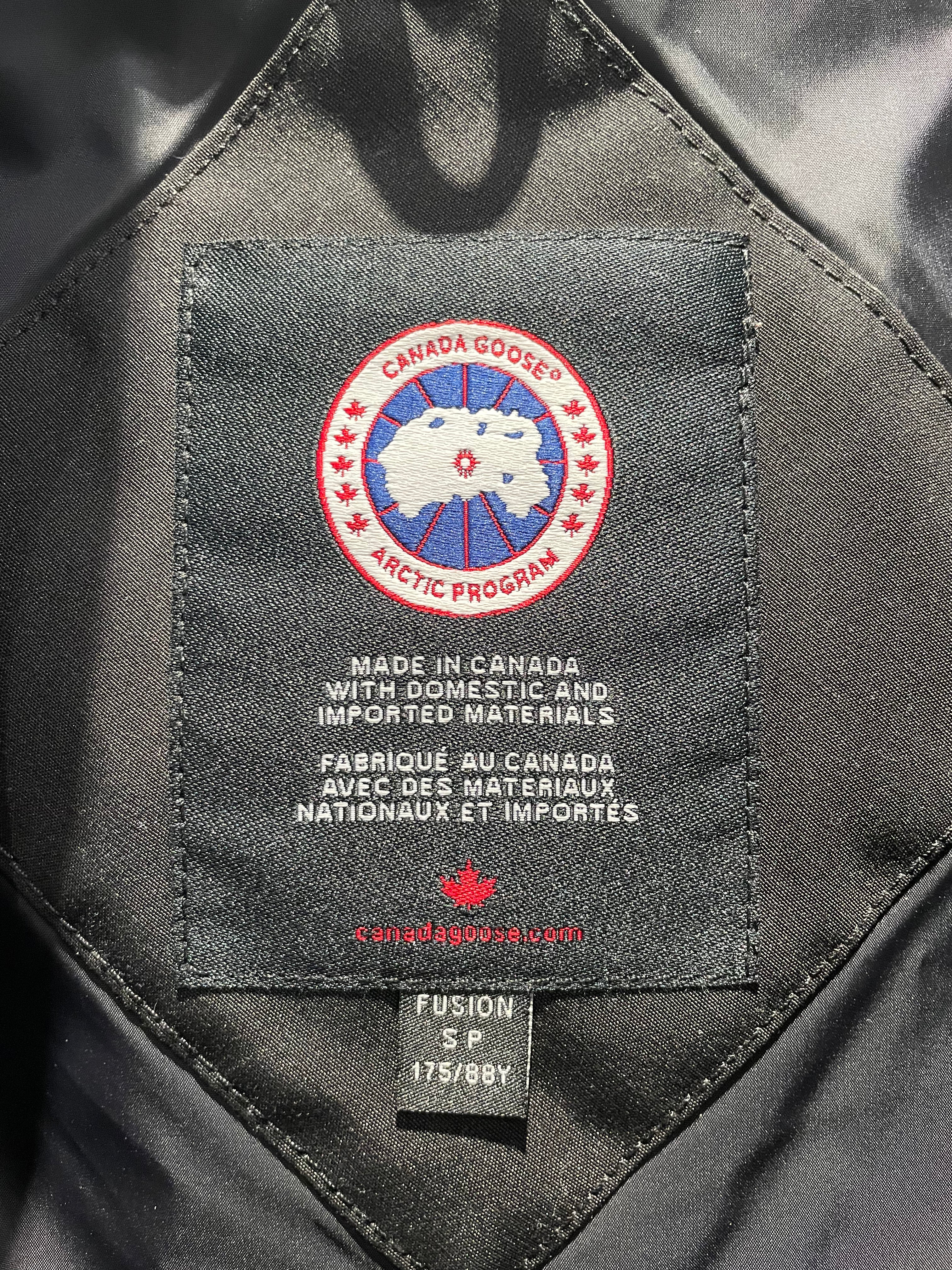 CANADA GOOSE/Jacket/S/Polyester/BLK/Cason parka view 5