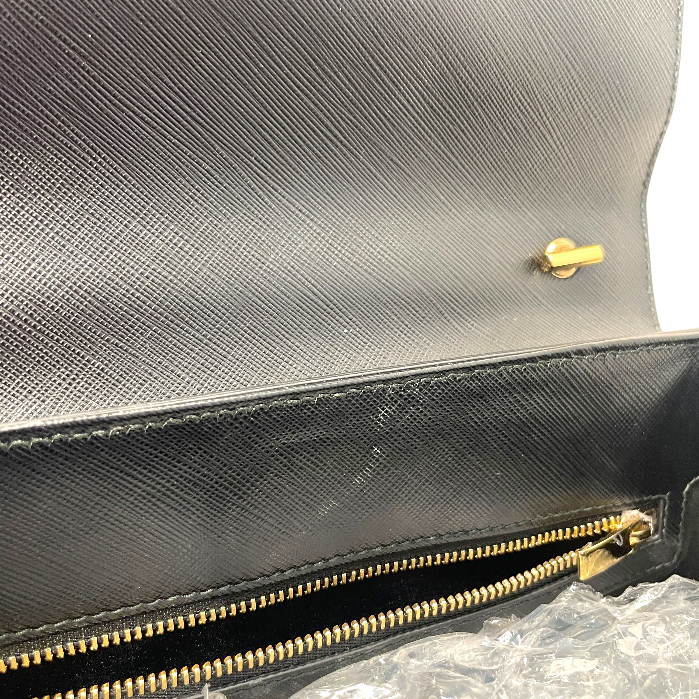 Salvatore Ferragamo/Hand Bag/Leather/BLK/Carrie O Shoulder Bag view 4