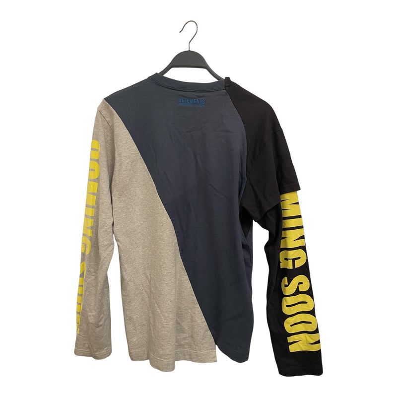 VETEMENTS/LS T-Shirt/S/Cotton/MLT/Graphic/ZURICH LONG SLEEVE CUT