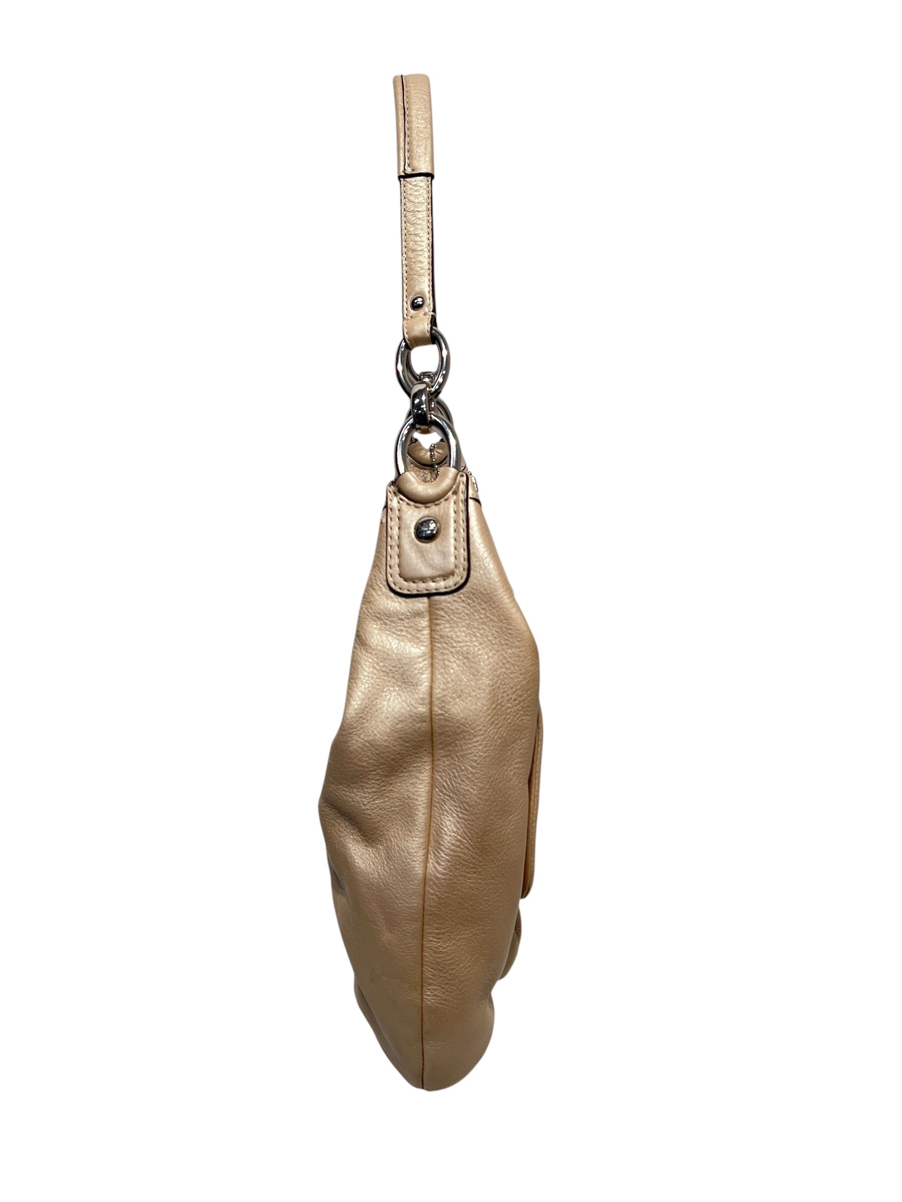COACH/Hand Bag/Leather/CRM/Purple Liner view 2