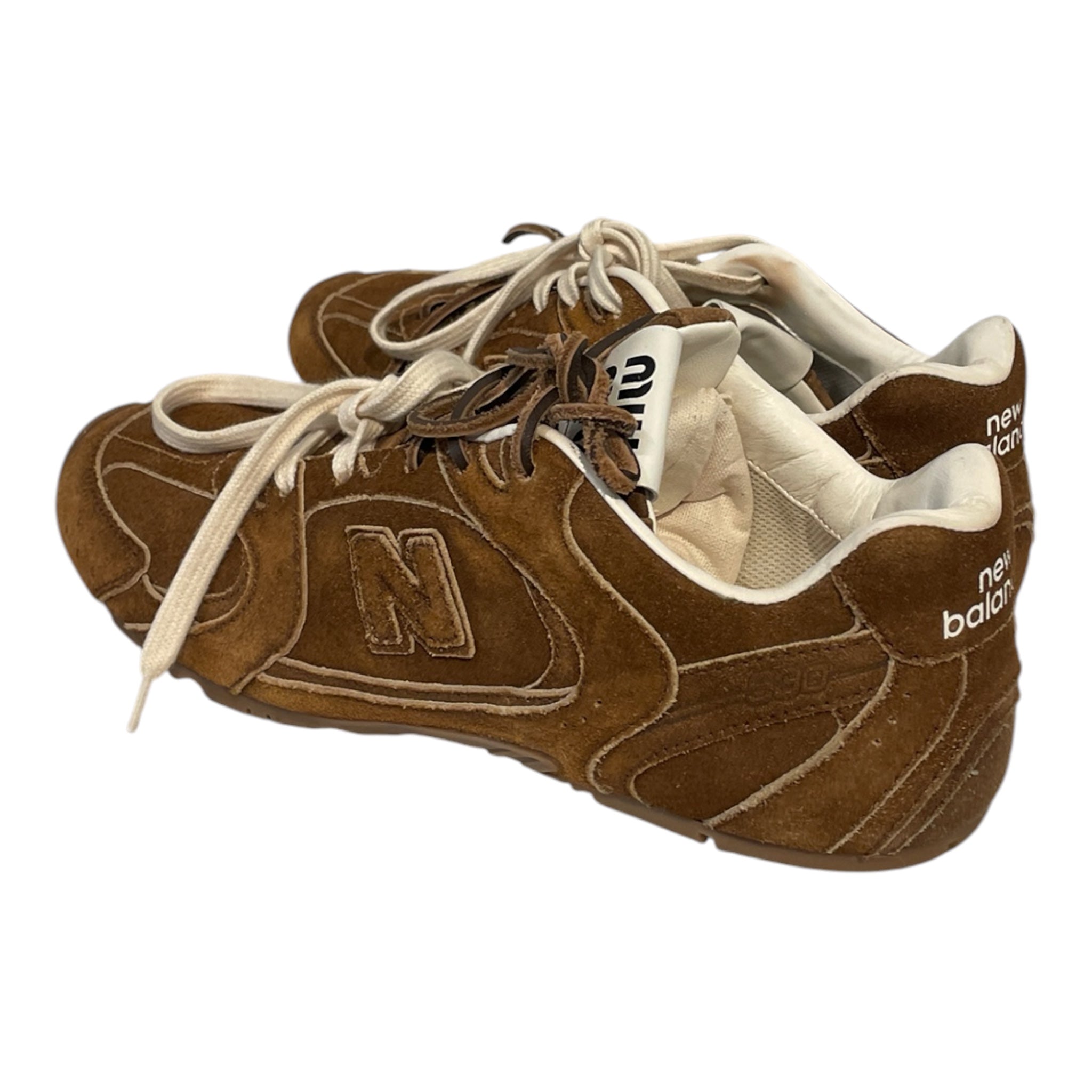 MIU MIU/NEW BALANCE/Low-Sneakers/EU 40/Suede/BRW/MIU MIU X NEW BALANCE view 2