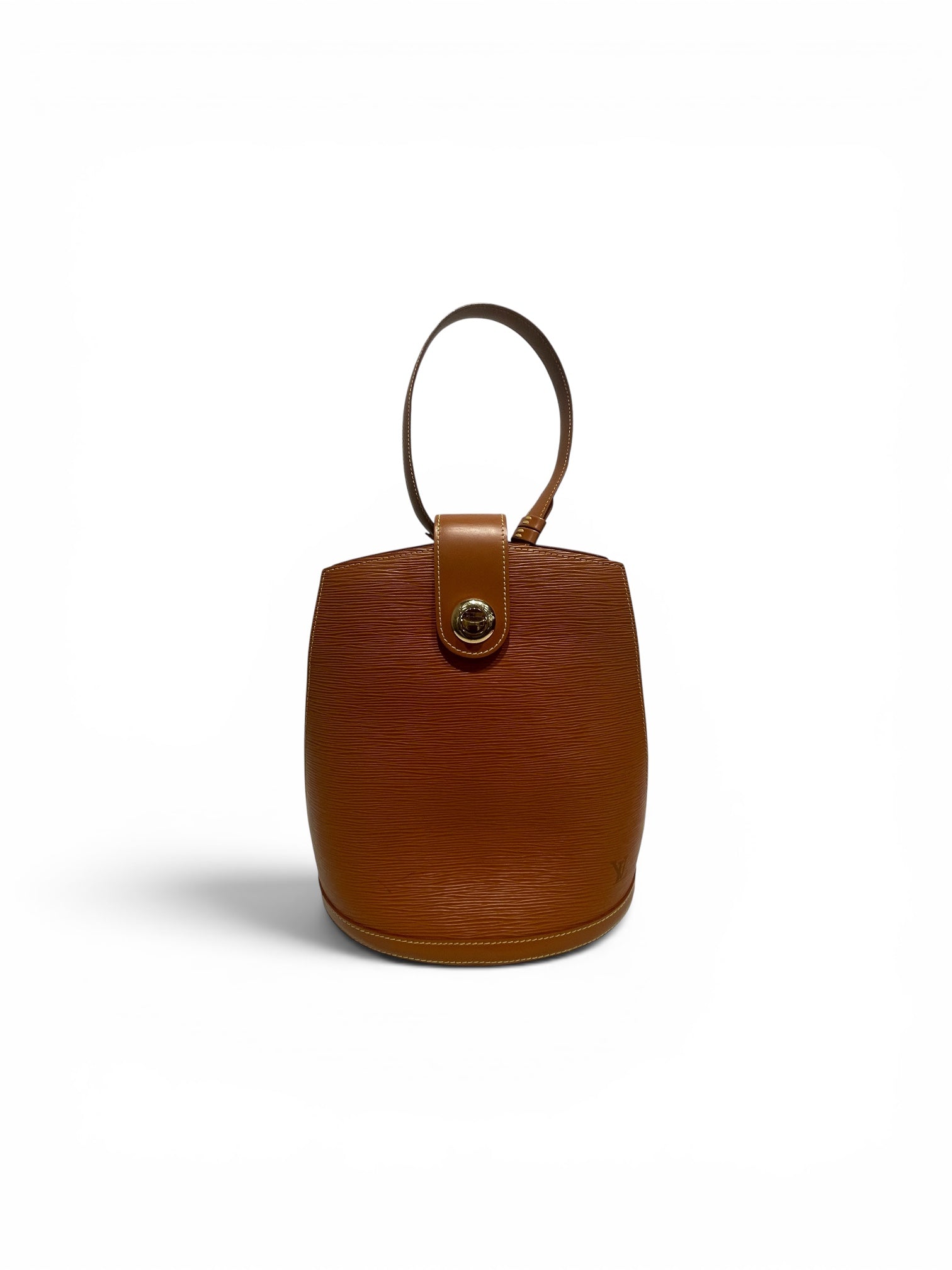 LOUIS VUITTON/Hand Bag/Leather/ORN/Vintage Orange Epi Cluny Bag view 1