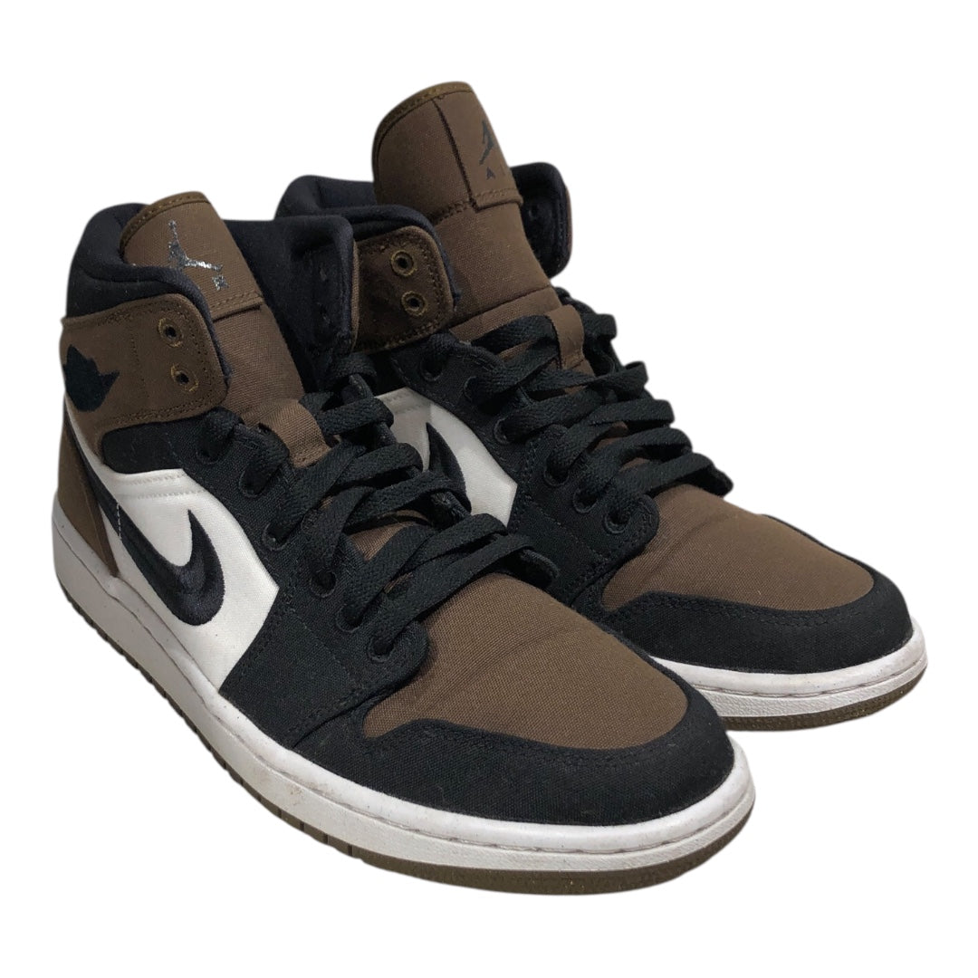 NIKE/Hi-Sneakers/US 10.5/Cotton/GRN/Jordan 1 Mid Olive view 1