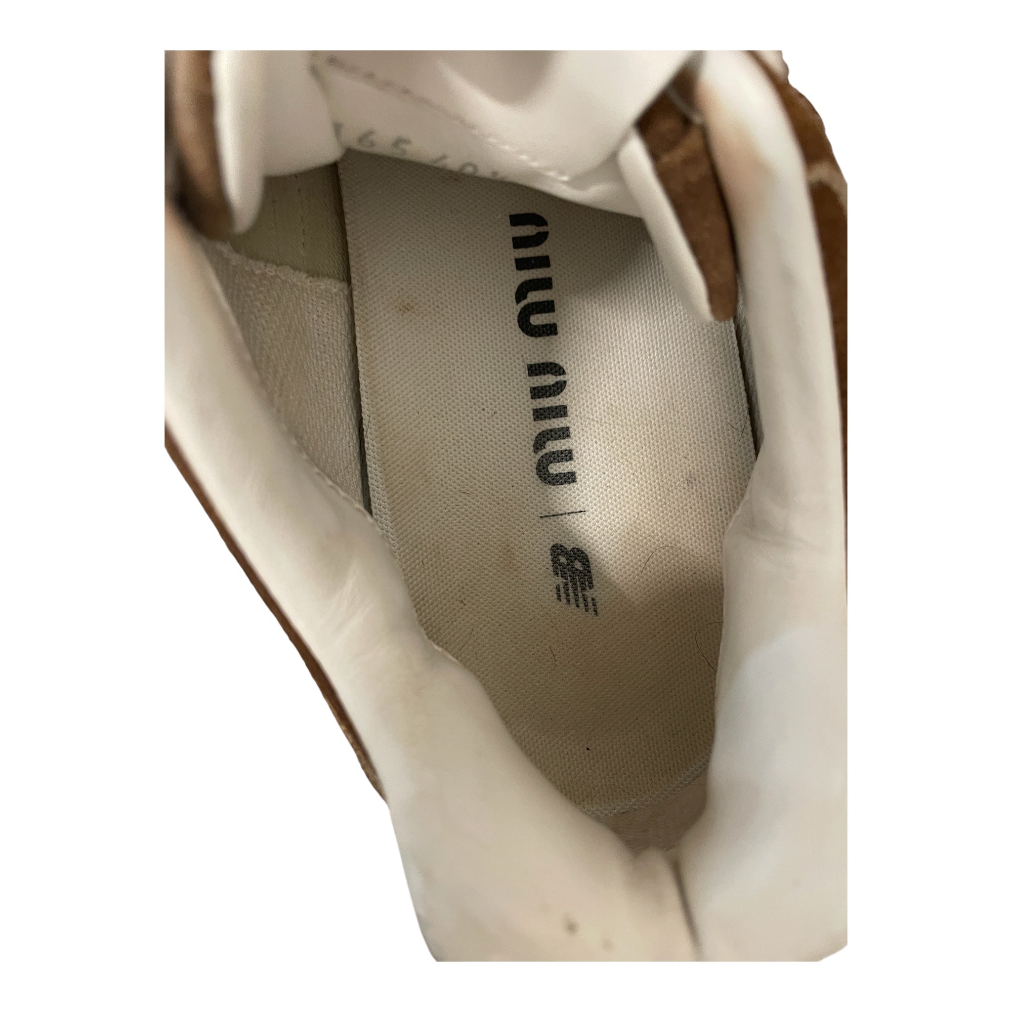 MIU MIU/NEW BALANCE/Low-Sneakers/EU 40/Suede/BRW/MIU MIU X NEW BALANCE view 5