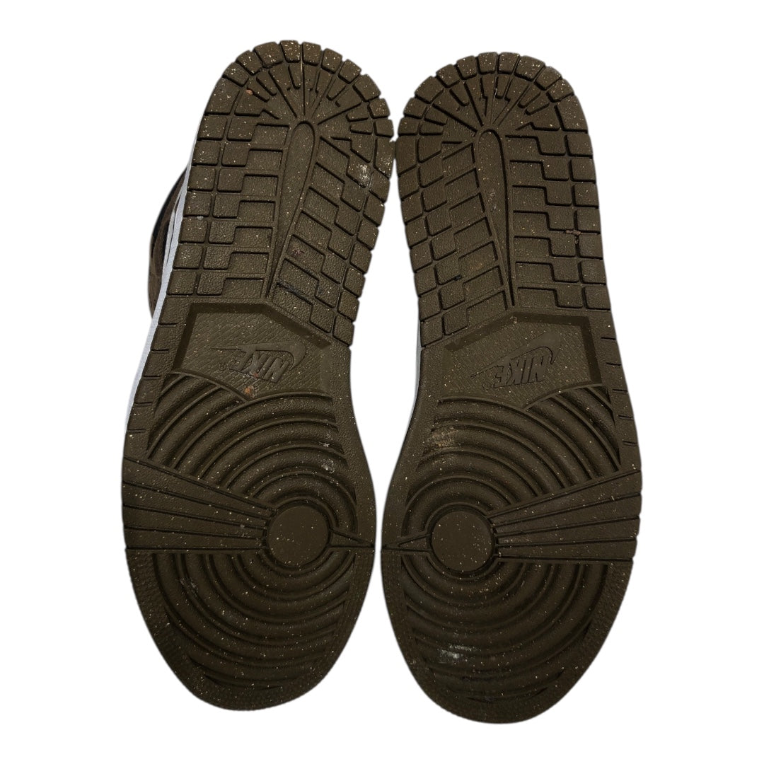 NIKE/Hi-Sneakers/US 10.5/Cotton/GRN/Jordan 1 Mid Olive view 4