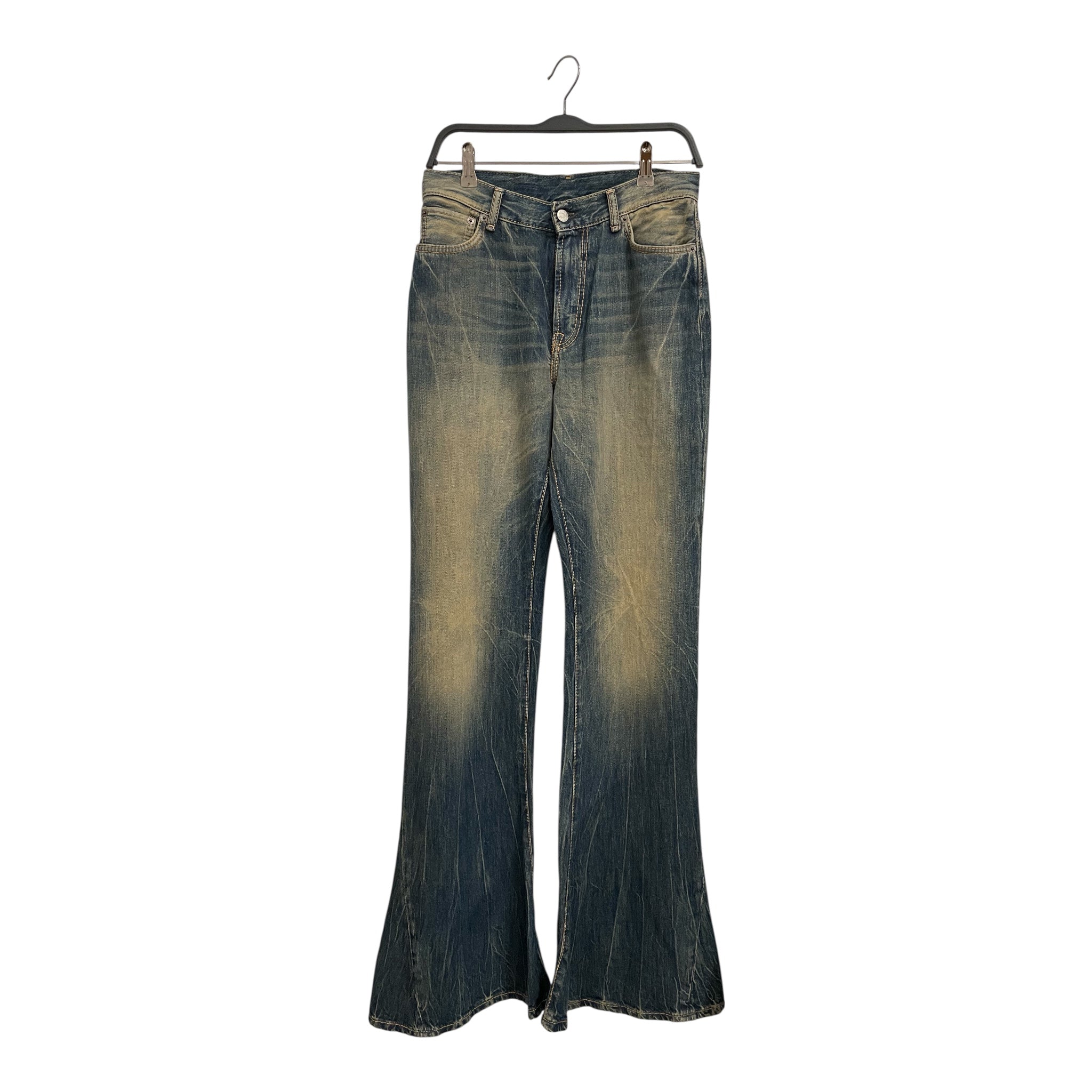 Acne Studios/Bootcut Pants/36/Denim/IDG/All Over Print/MUDWASH HEAVY FLARE view 1