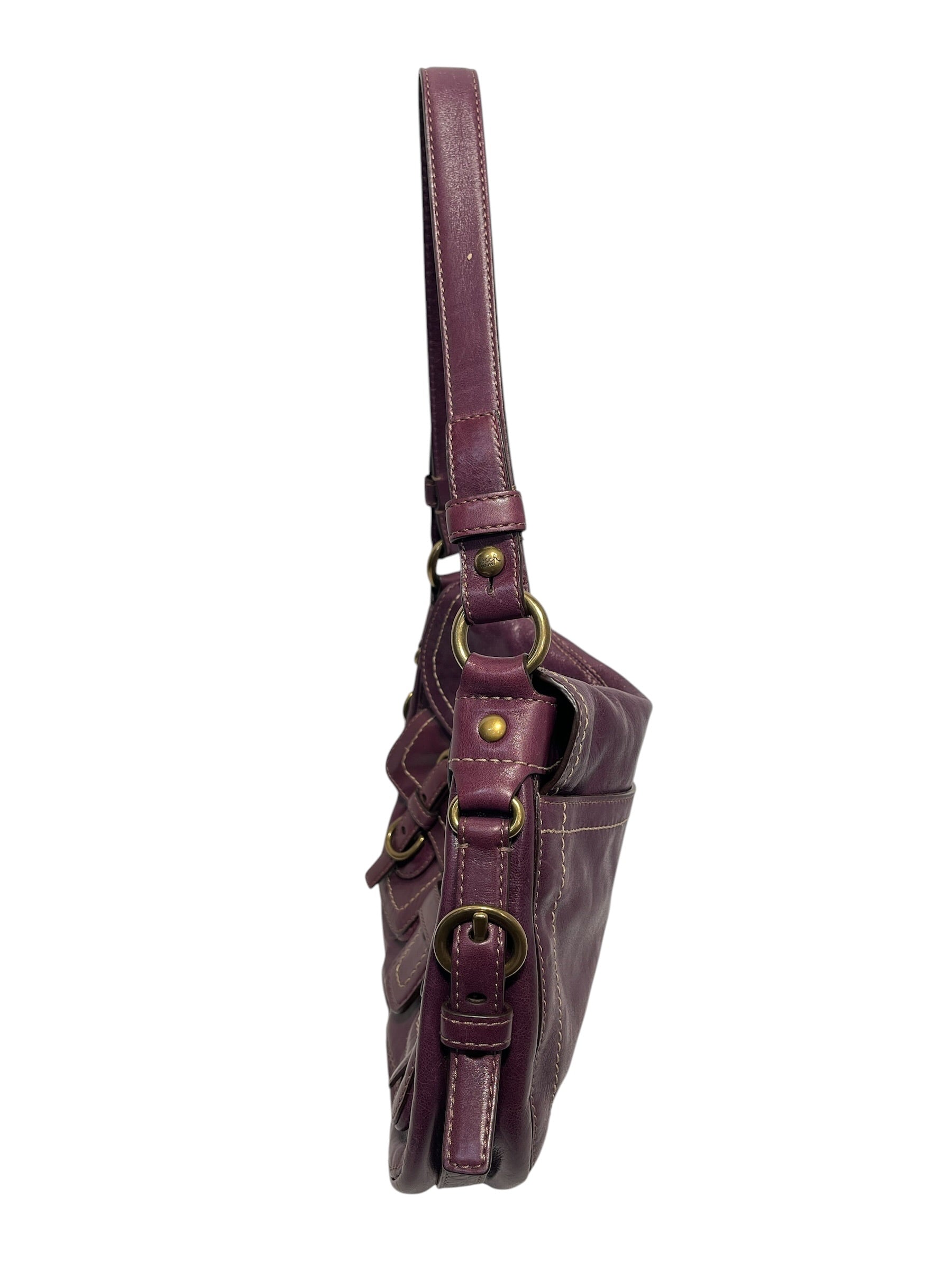 COACH/Hand Bag/Leather/PPL/Legacy Hobo Handbag view 4