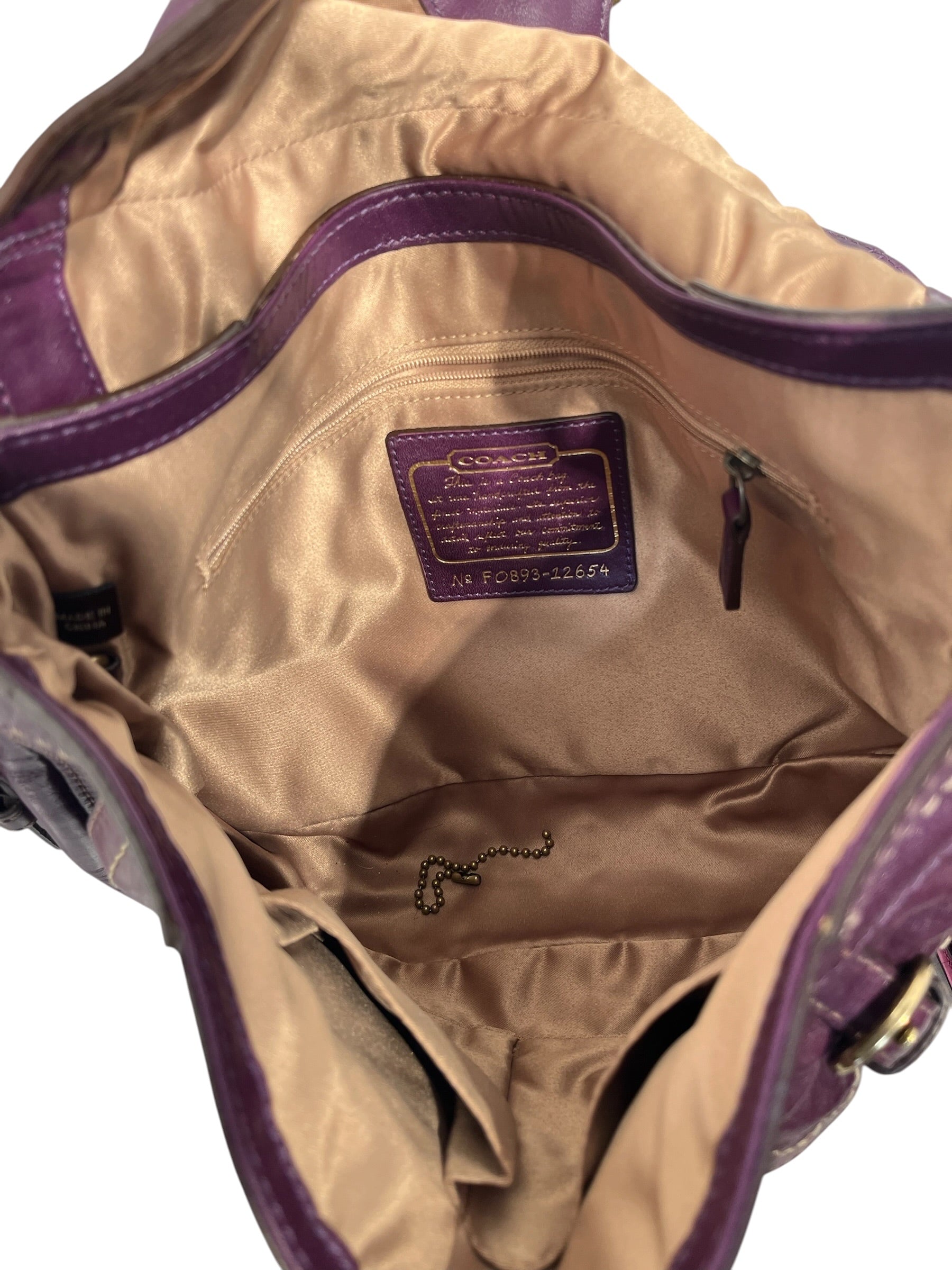 COACH/Hand Bag/Leather/PPL/Legacy Hobo Handbag view 5