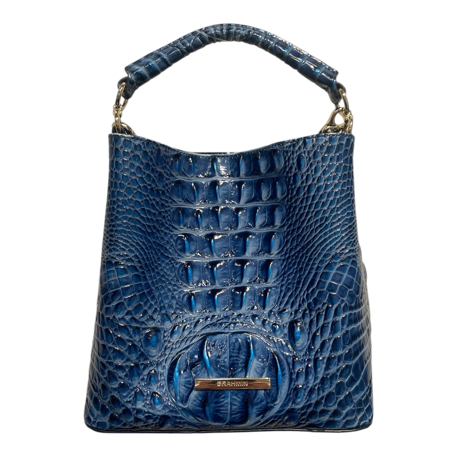 Brahmin/Hand Bag/Faux Leather/BLU/ALLIGATOR CROSS BODY view 1