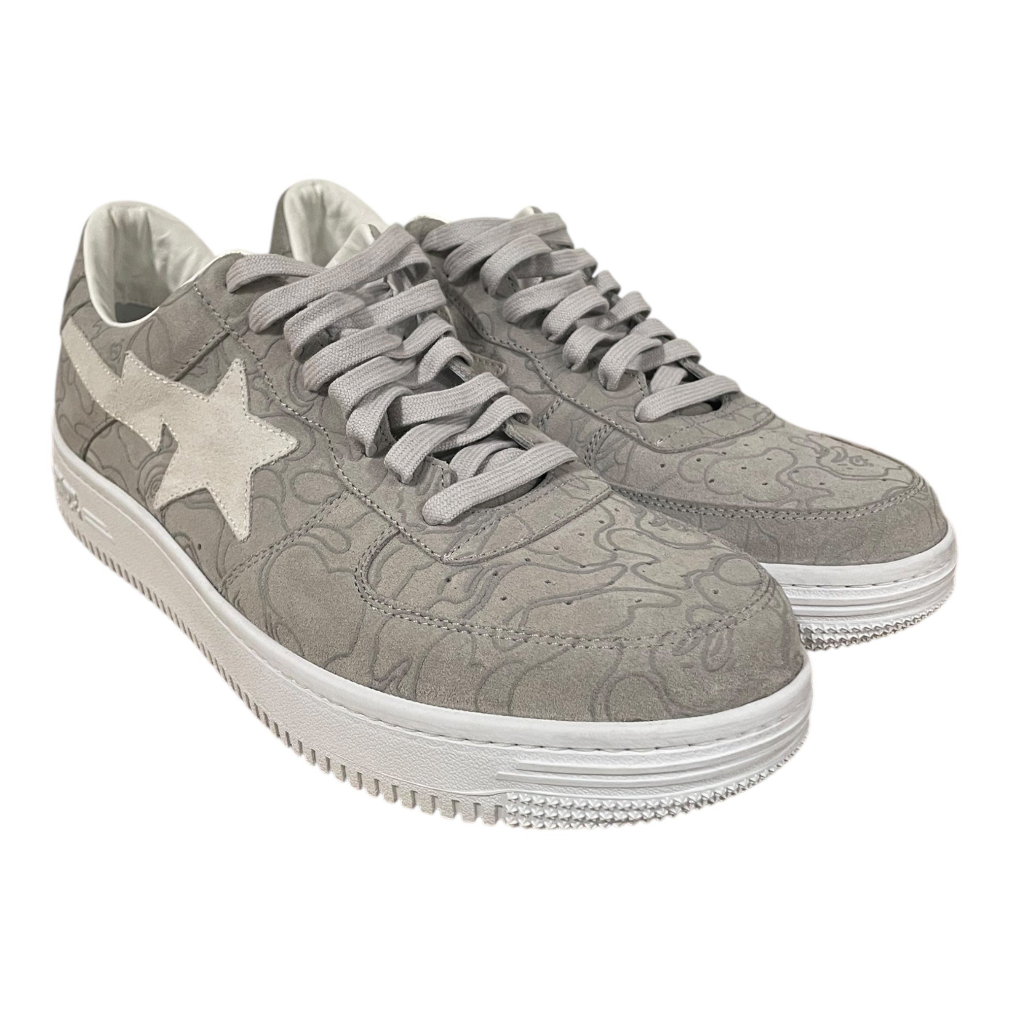 A BATHING APE/Low-Sneakers/US 13/Camouflage/Leather/GRY/SOLEBOX COLLAB view 1