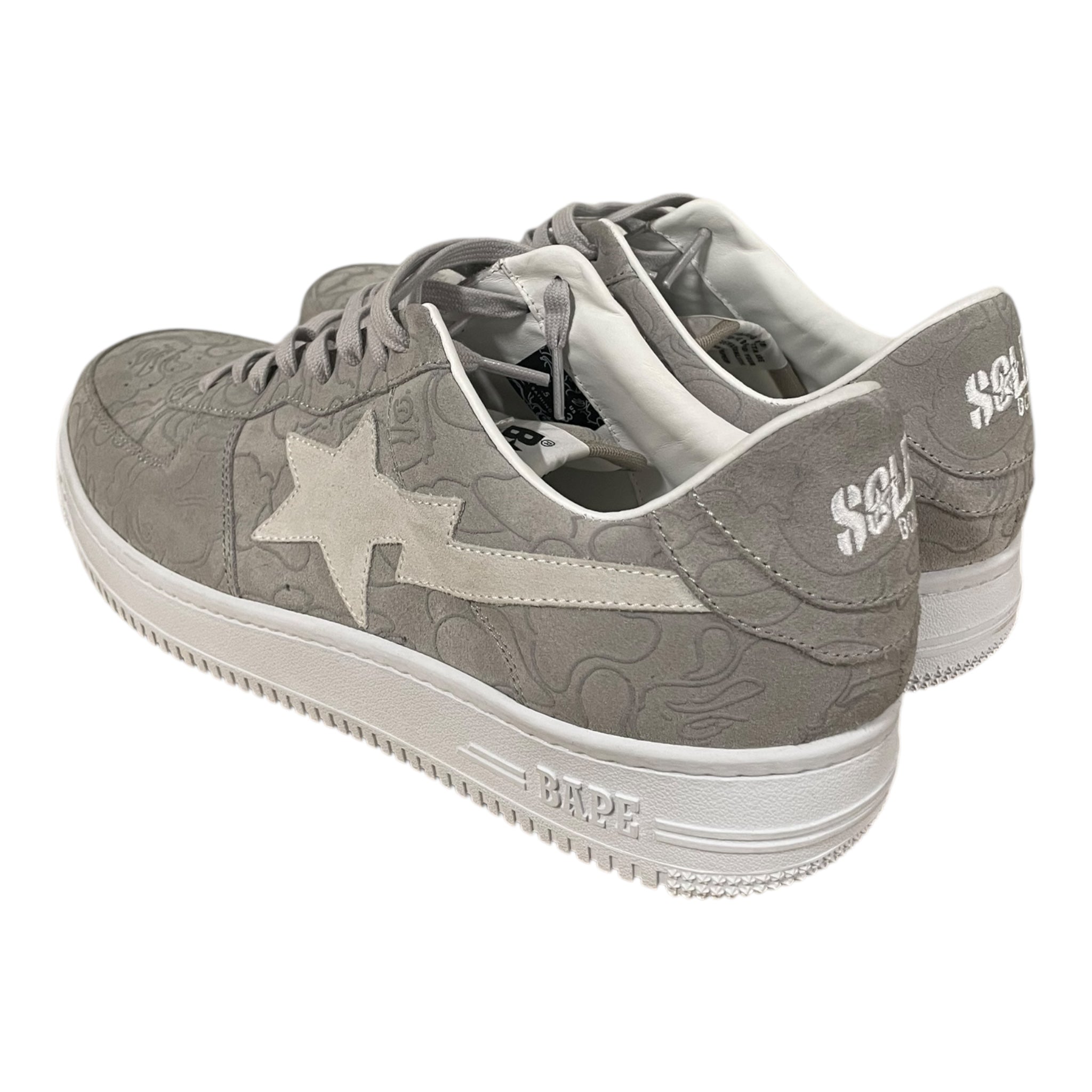 A BATHING APE/Low-Sneakers/US 13/Camouflage/Leather/GRY/SOLEBOX COLLAB view 2