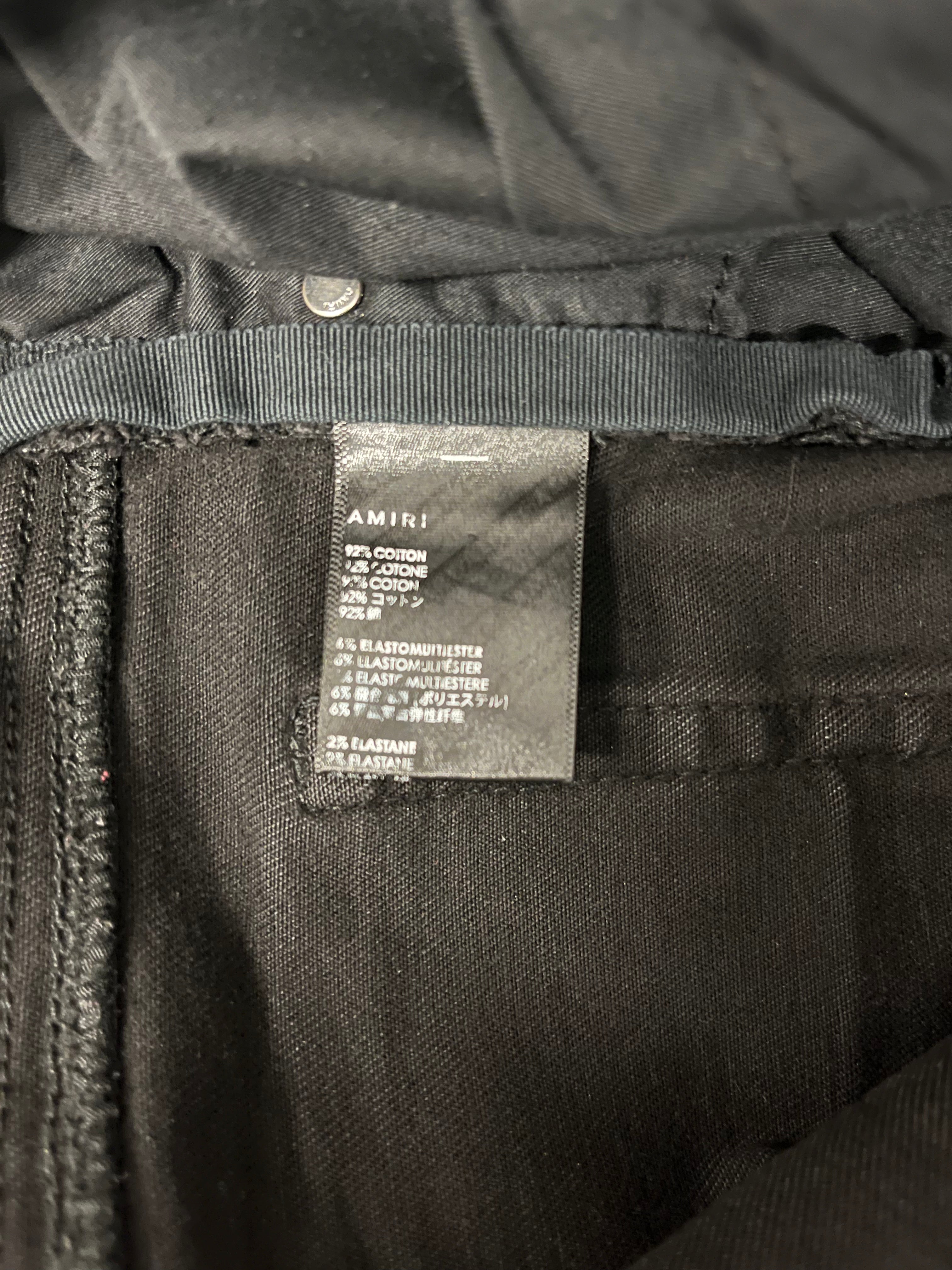 AMIRI/Skinny Pants/33/Denim/BLK/DISTRESSED SKINNY JEANS view 4