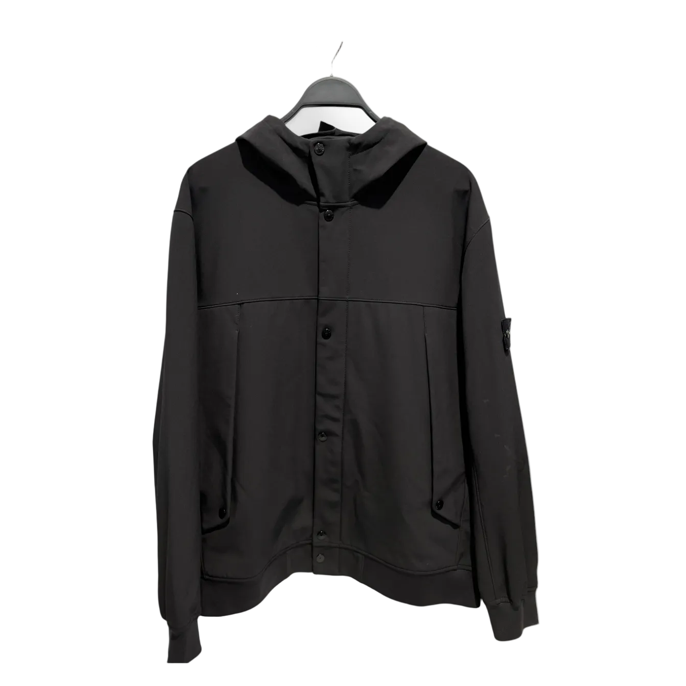 STONE ISLAND/Windbreaker/L/Nylon/BLK/No Patch view 1