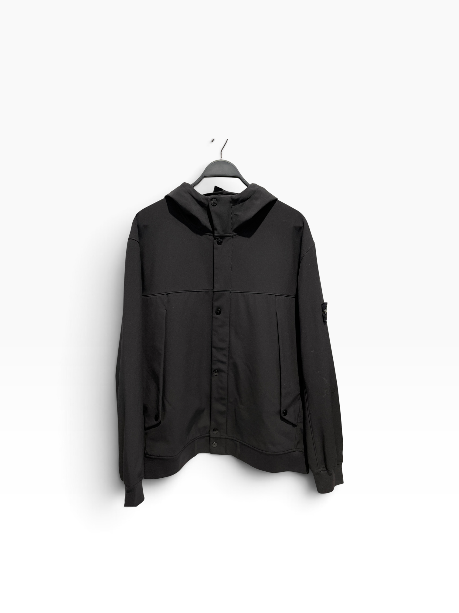 STONE ISLAND/Windbreaker/L/Nylon/BLK/No Patch view 1
