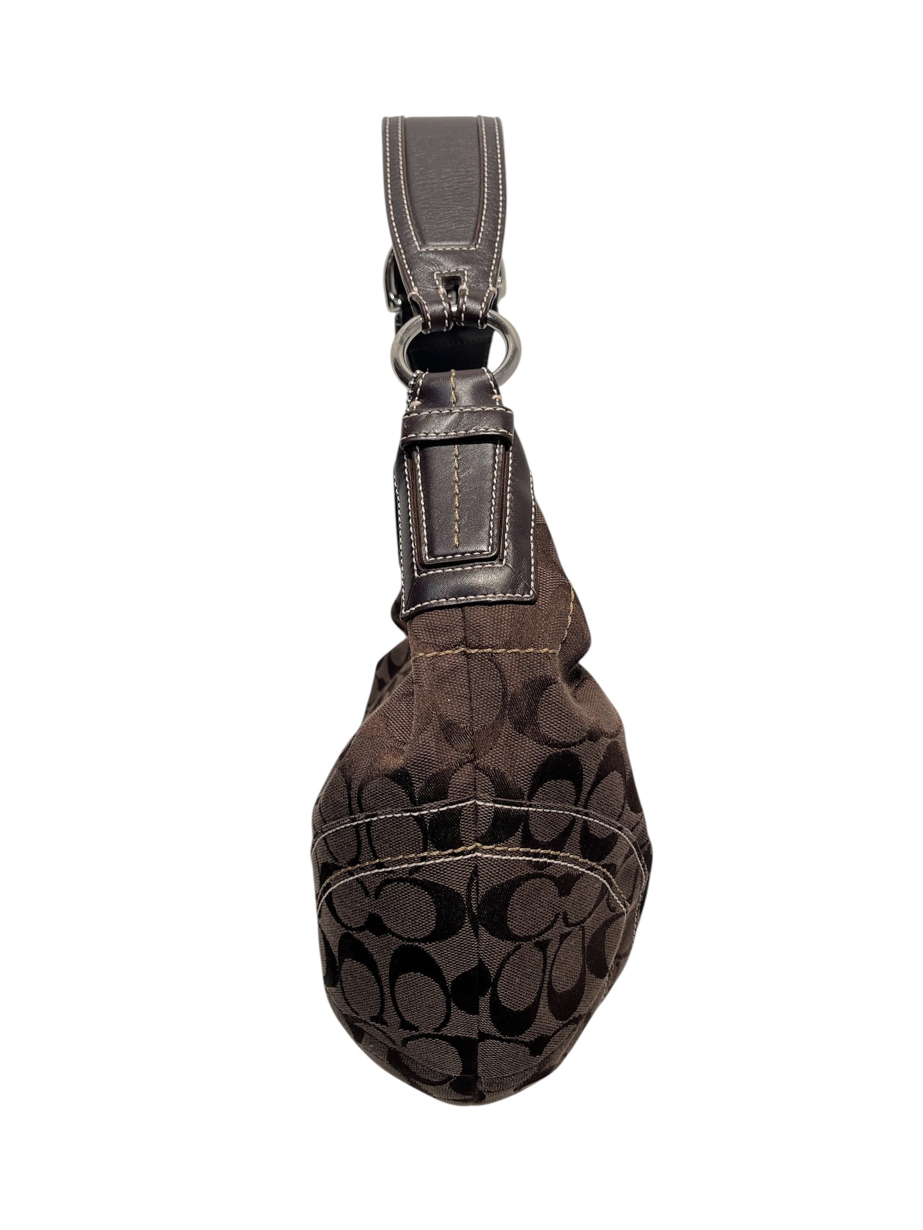 COACH/Cross Body Bag/Monogram/BRW/Vintage Soho Hobo view 2