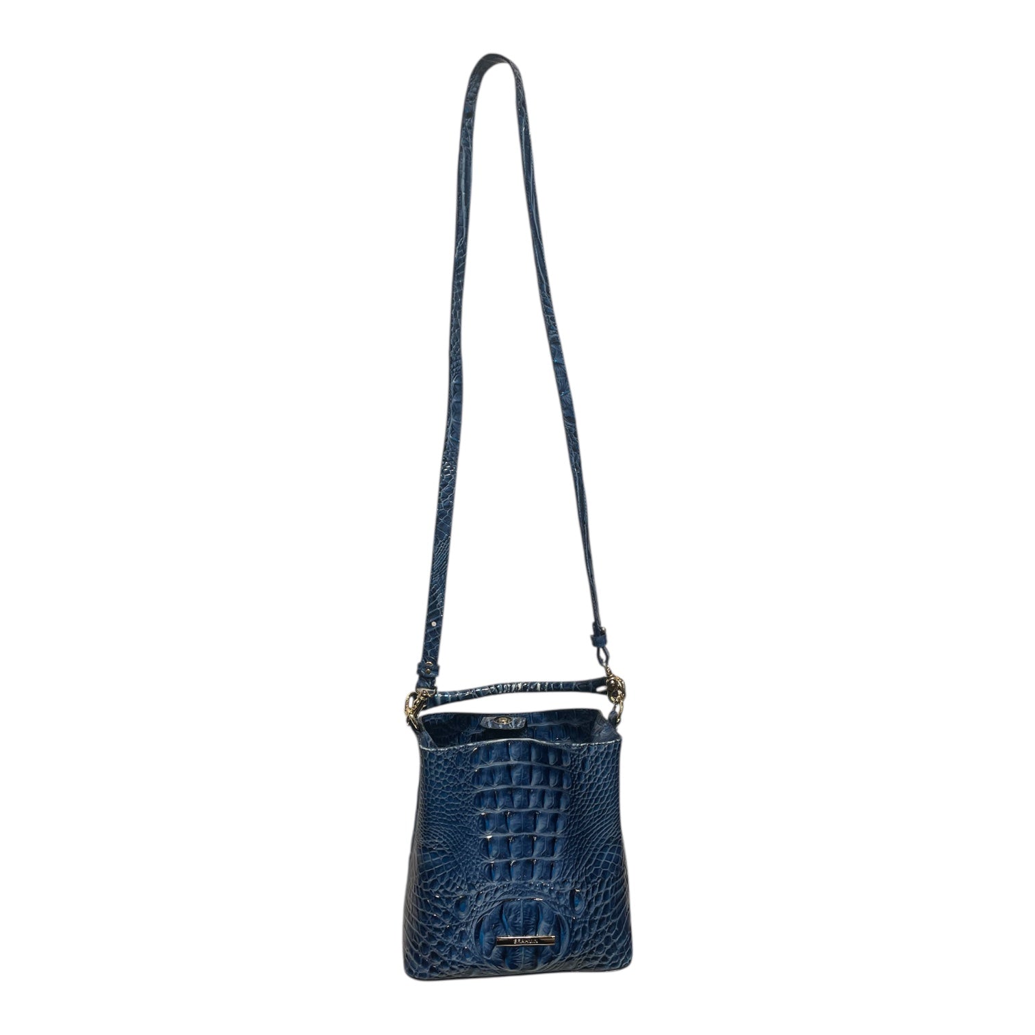 Brahmin/Hand Bag/Faux Leather/BLU/ALLIGATOR CROSS BODY view 4